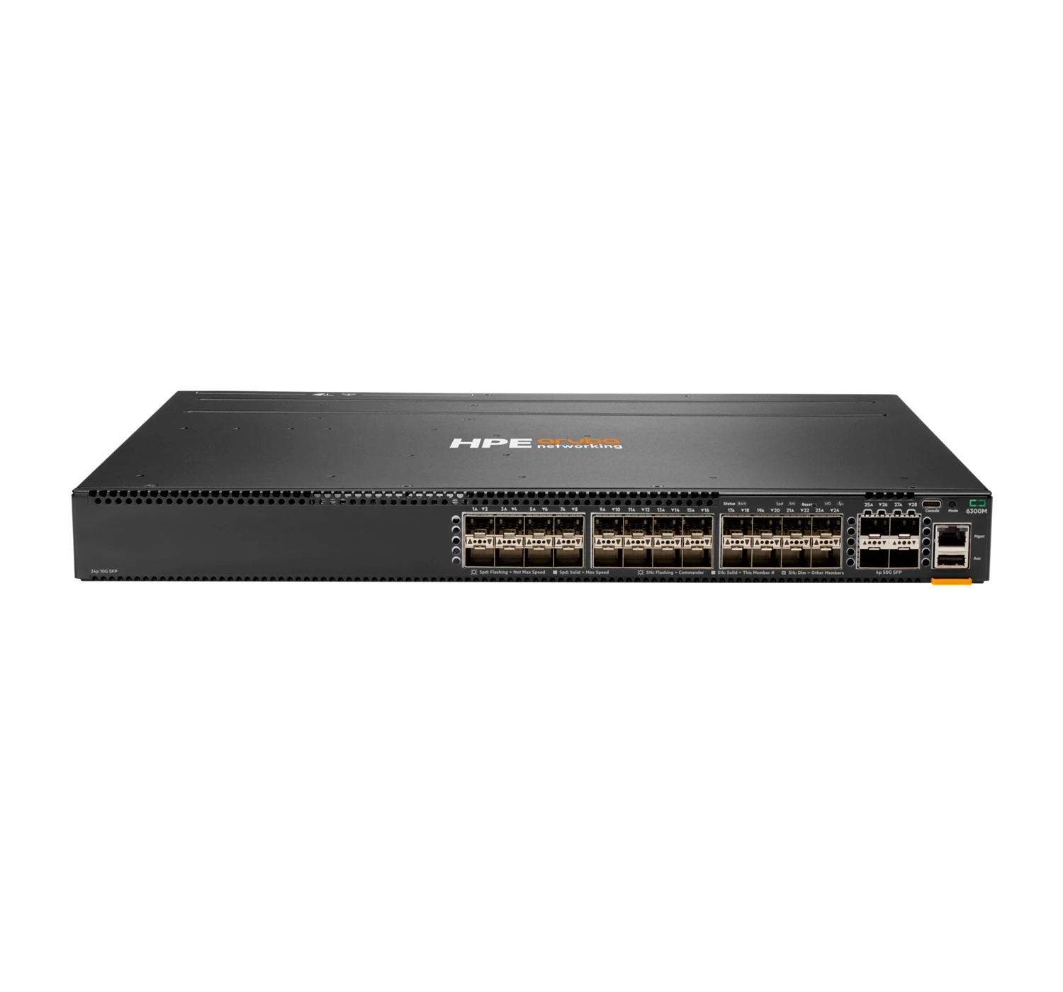 Aruba JL658A CX 6300M 24-port SFP+ and 4-port SFP56 Switch