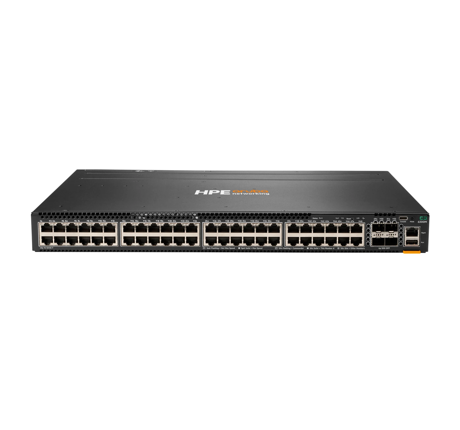 Aruba JL663A CX 6300M 48-port 1GbE and 4-port SFP56 Switch