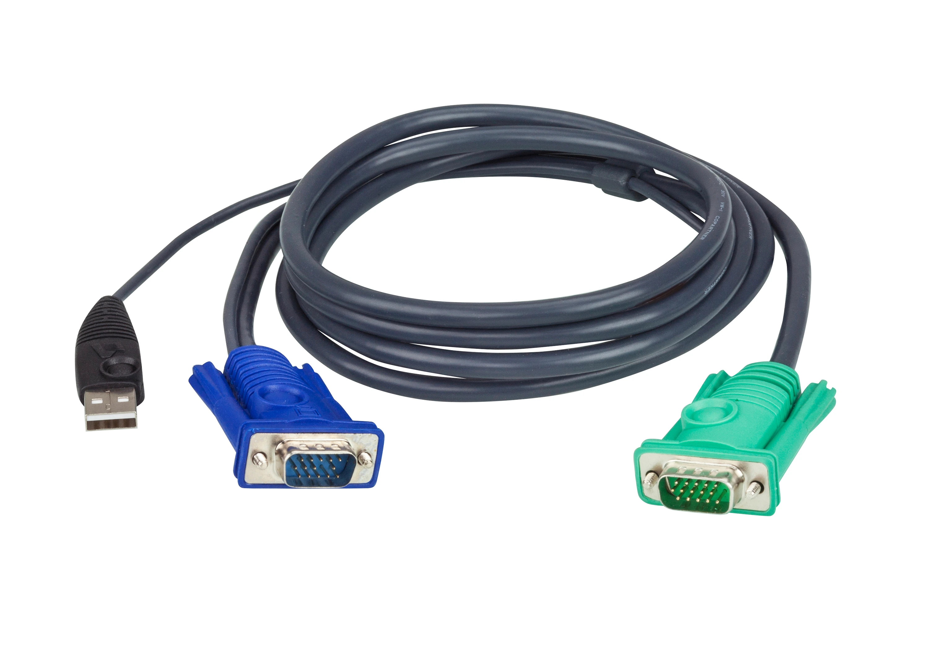 ATEN 2L-5203U 3M USB KVM Cable with 3-in-1 SPHD