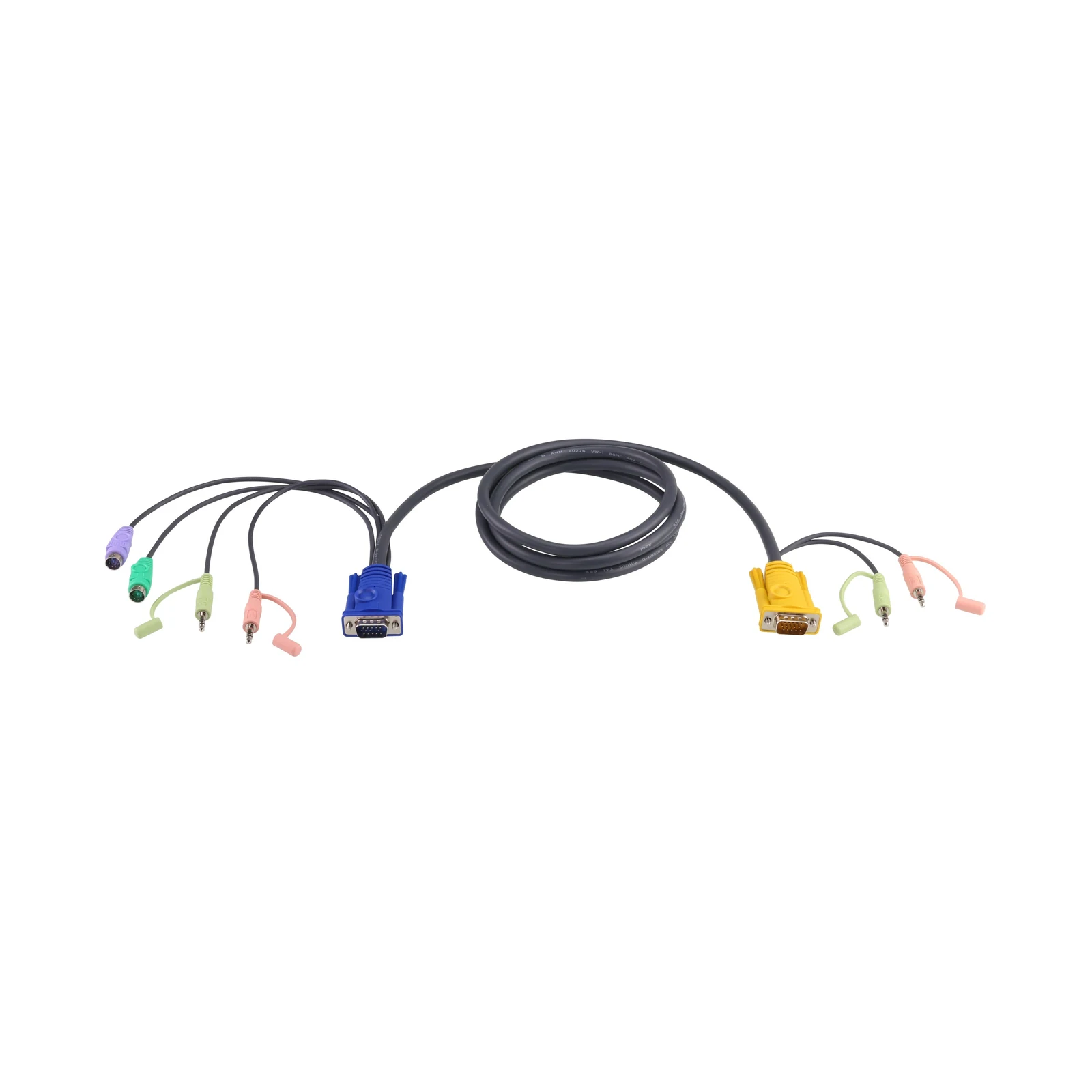 ATEN 2L-5303P 3M PS/2 KVM Cable with 3 in 1 SPHD and Audio