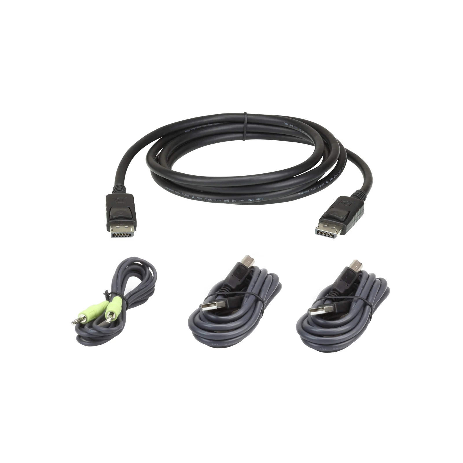 ATEN 2L-7D02UDPX4 1.8M USB DisplayPort Secure KVM Cable Kit