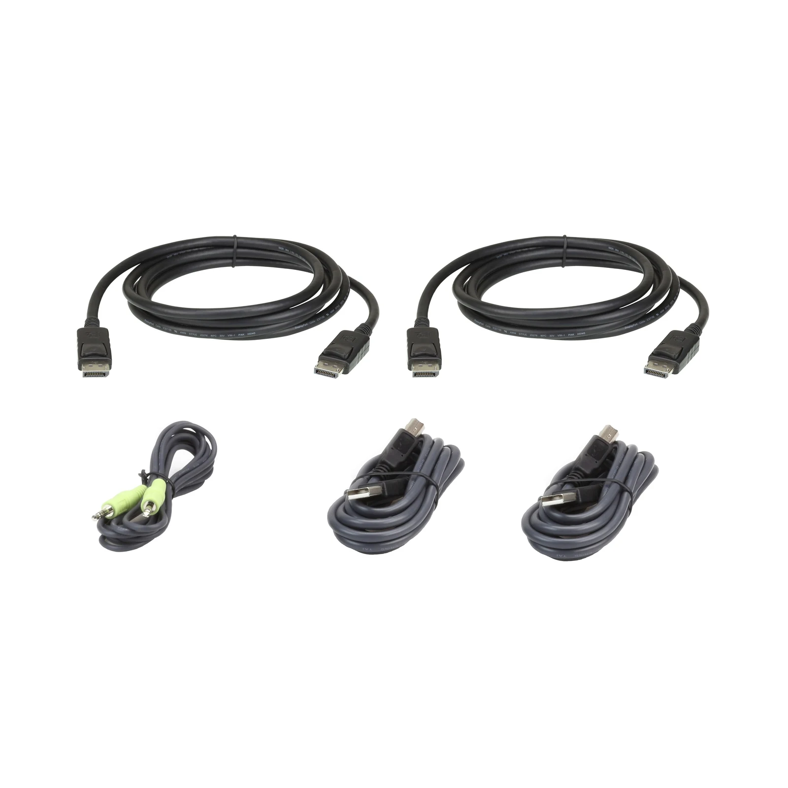 ATEN 2L-7D02UDPX5 1.8M USB DisplayPort Dual Display Secure KVM Cable Kit