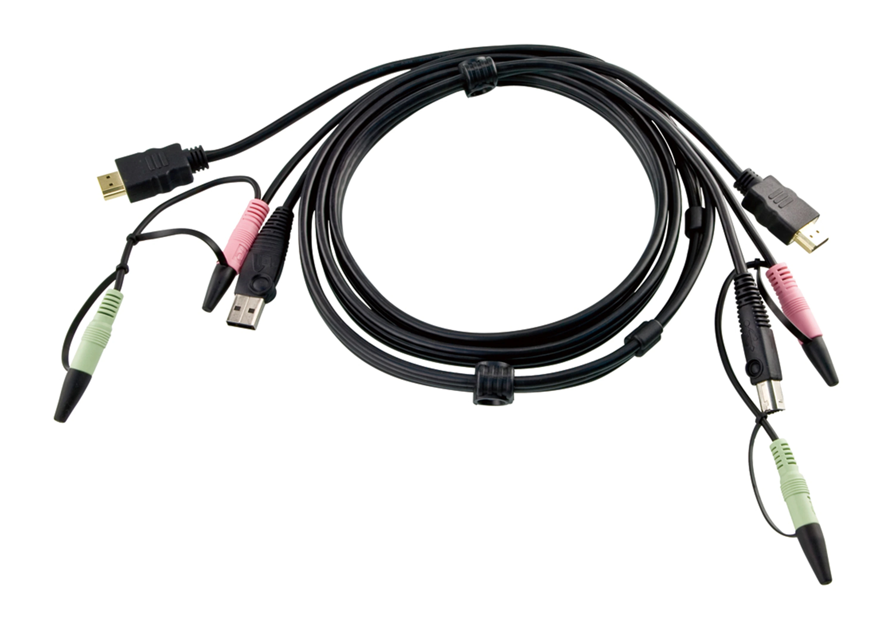 ATEN 2L-7D02UH 1.8M USB HDMI KVM Cable with Audio