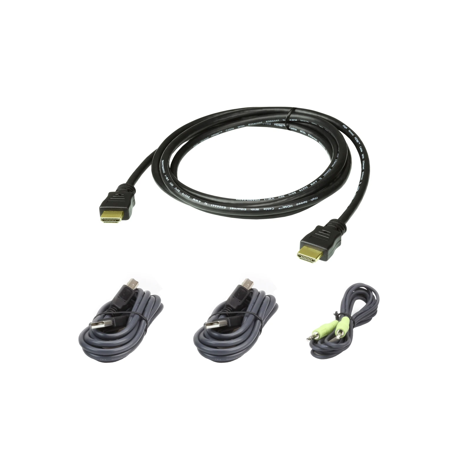 ATEN 2L-7D02UHX4 1.8M USB HDMI Secure KVM Cable Kit