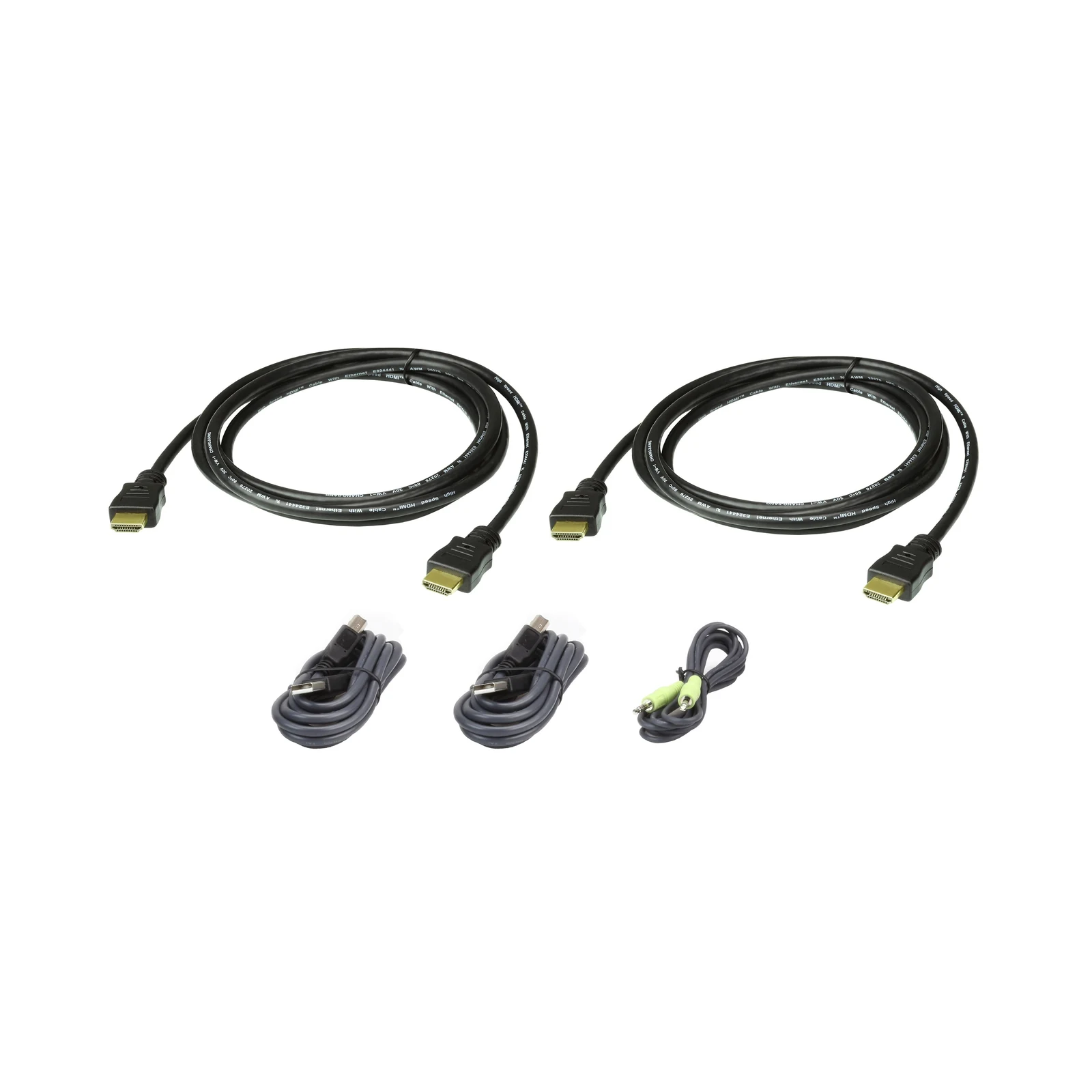 ATEN 2L-7D02UHX5 1.8M USB HDMI Dual Display Secure KVM Cable Kit