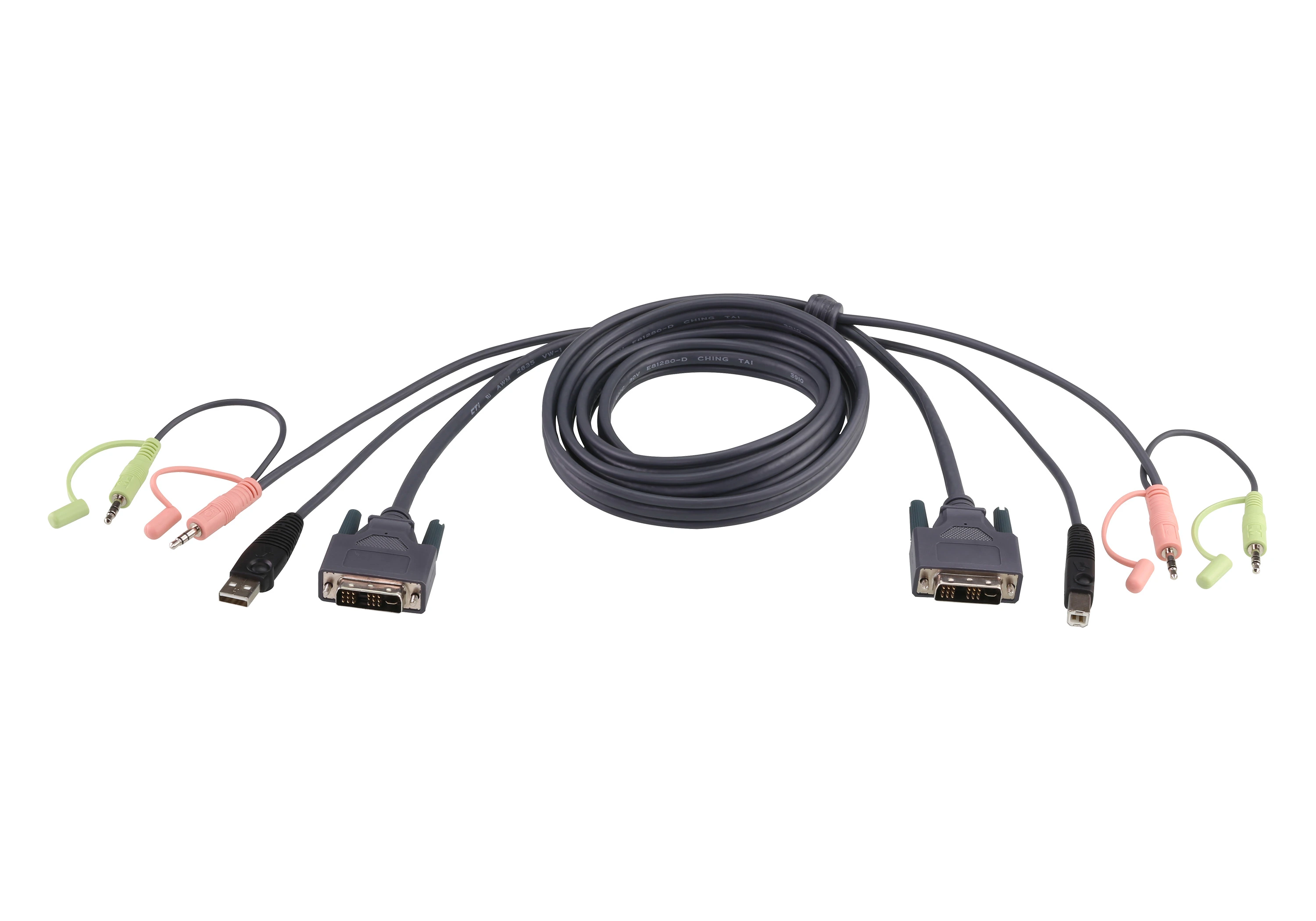 ATEN 2L-7D03U 3M USB DVI-D Single Link KVM Cable