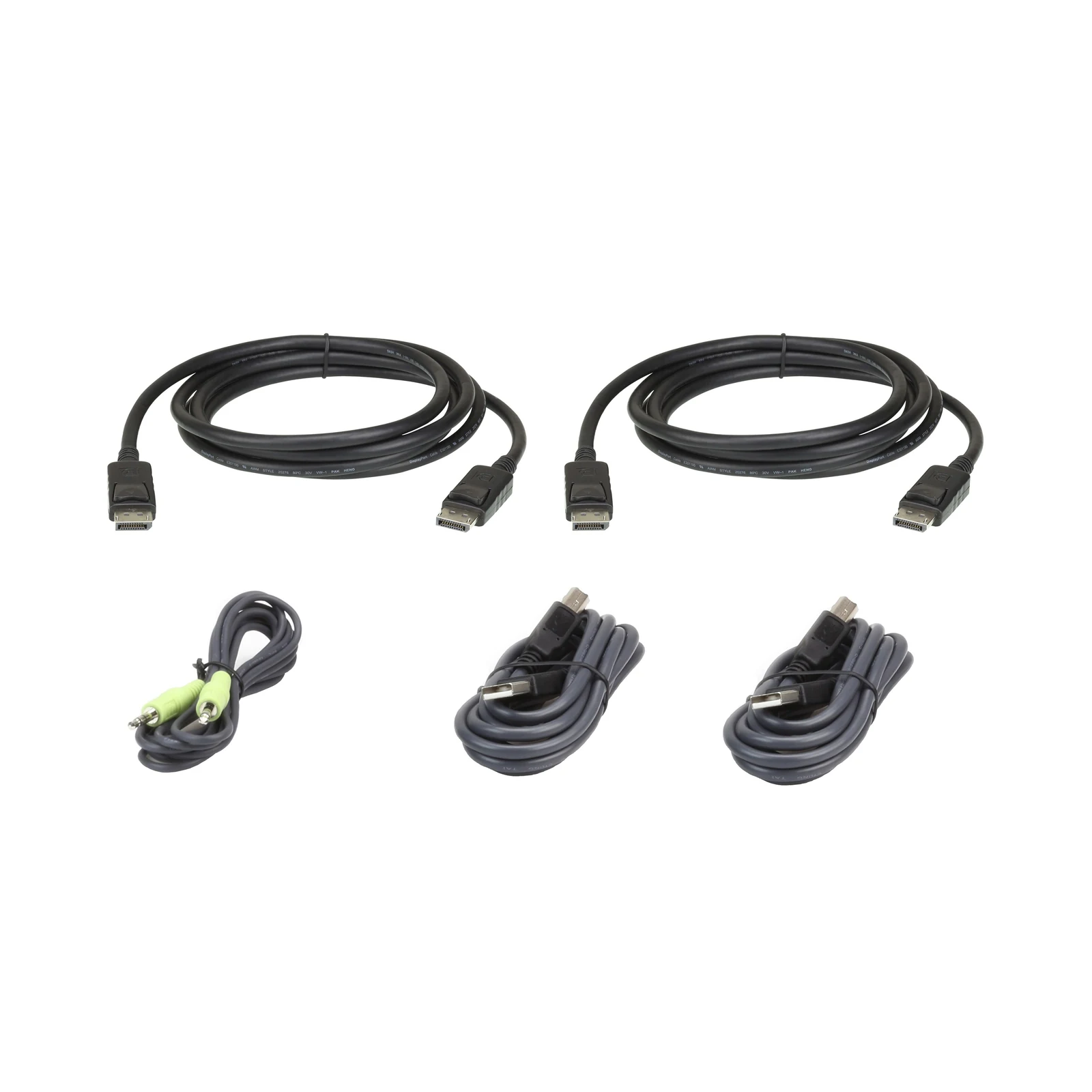 ATEN 2L-7D03UDPX5 3M USB DisplayPort Dual Display Secure KVM Cable Kit