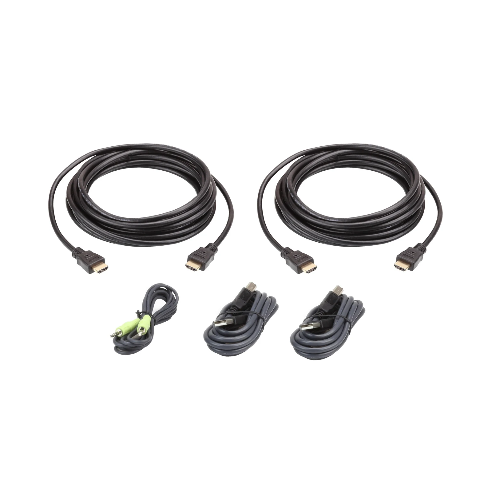 ATEN 2L-7D03UHX5 3M USB HDMI Dual Display Secure KVM Cable Kit