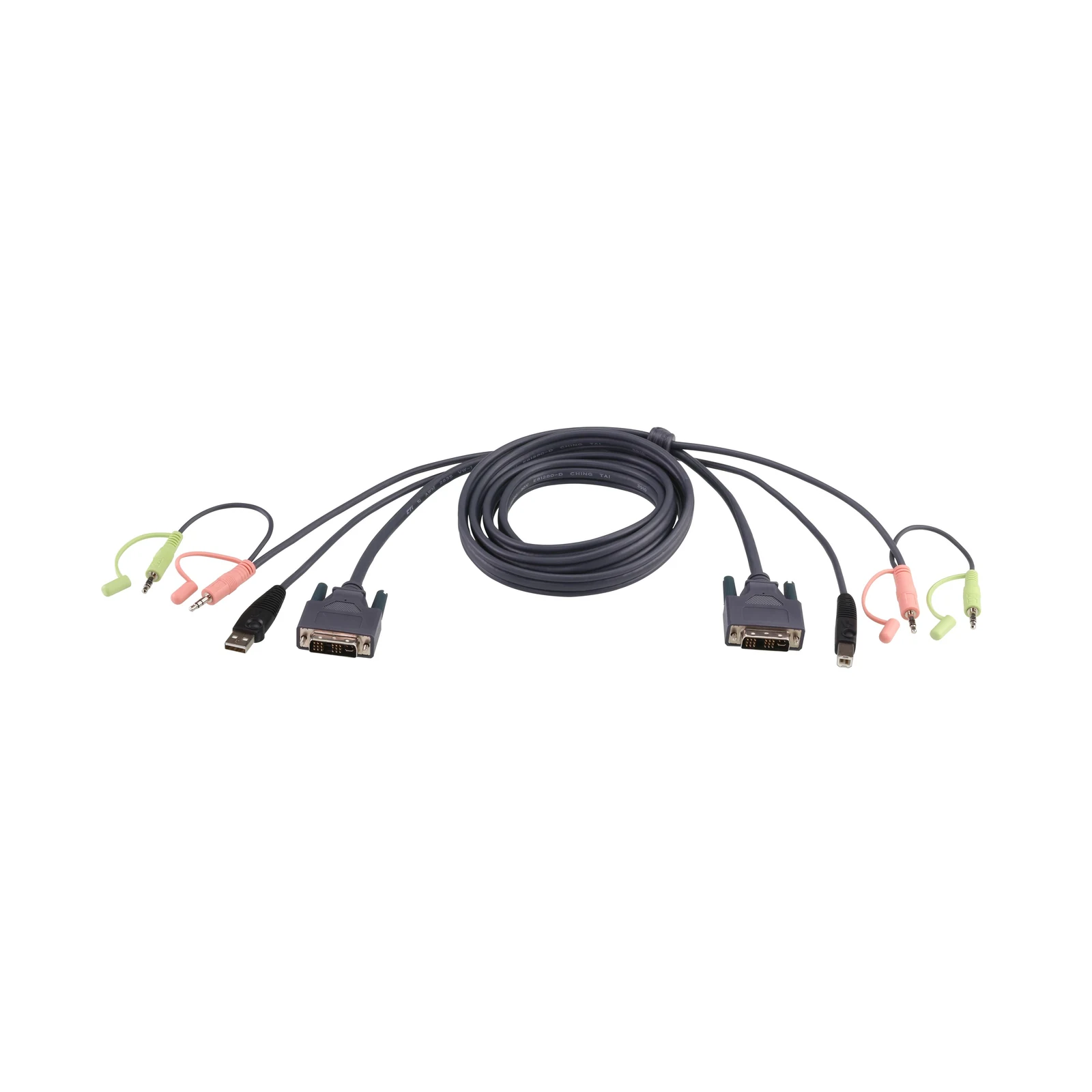 ATEN 2L-7D05UD 5M USB DVI-D Dual Link KVM Cable
