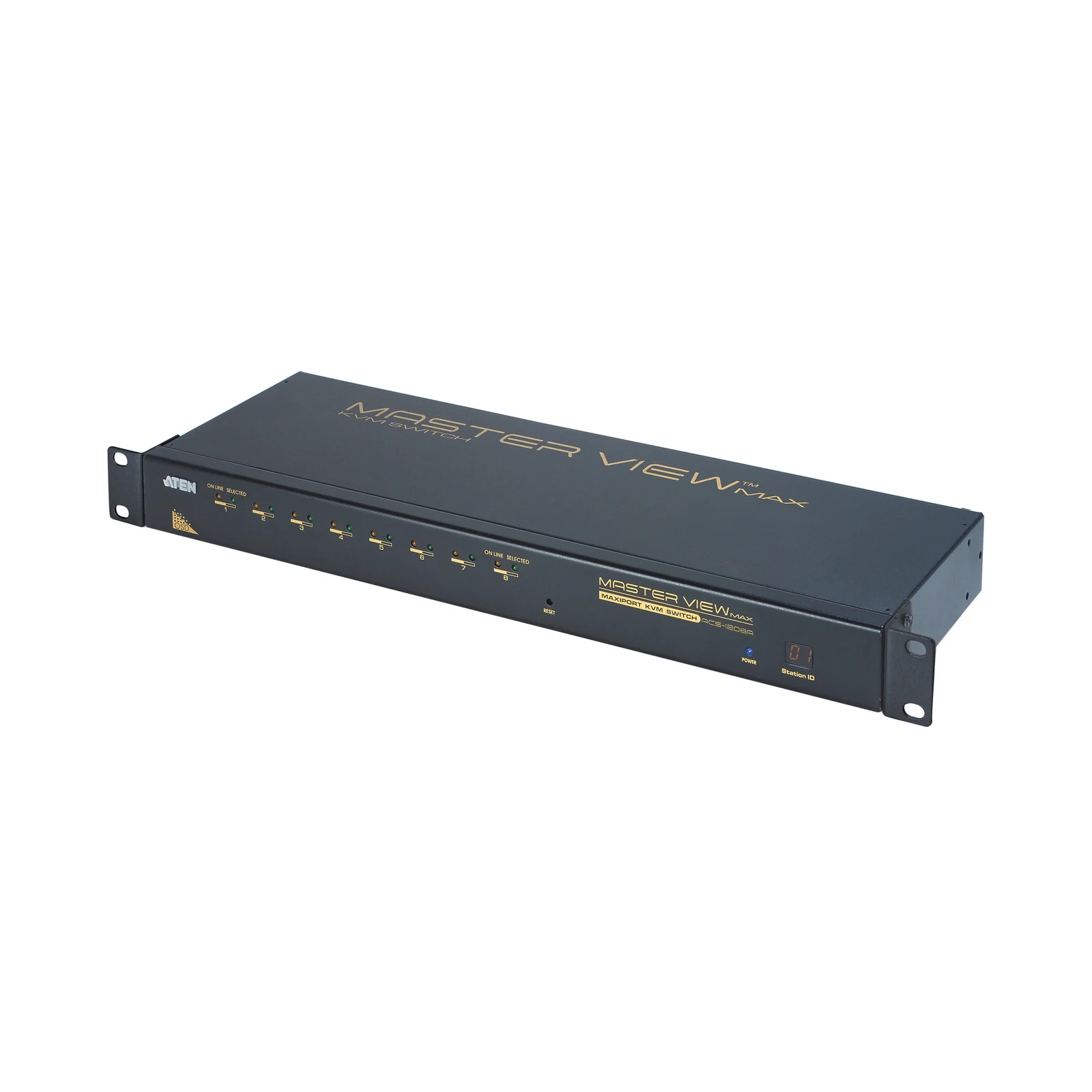 ATEN ACS1208A 8-Port PS/2 VGA KVM Switch with Daisy-Chain Port
