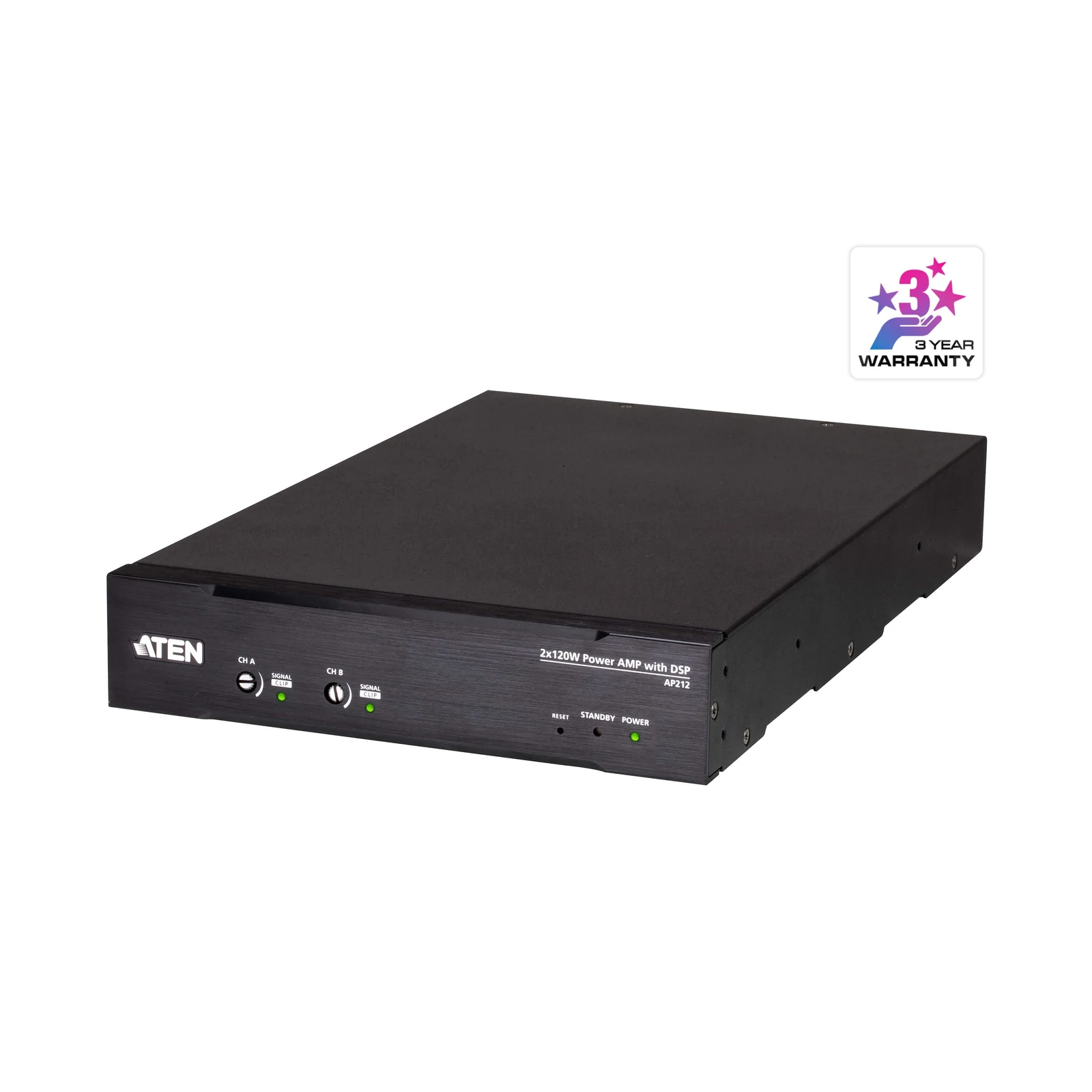 ATEN AP212 2 x 120W Power Amplifier with DSP