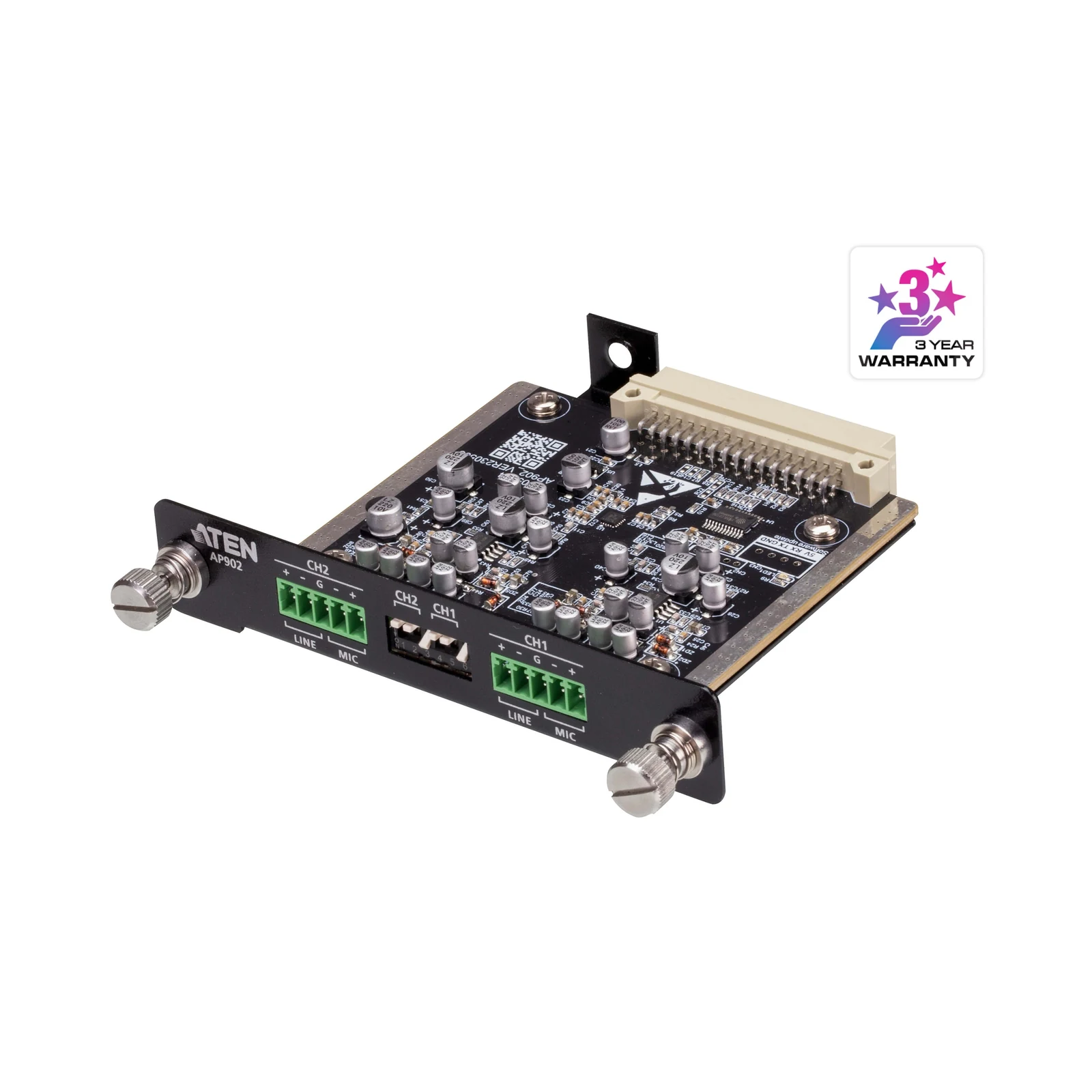 ATEN AP902 2-CH Mic/Line Pre-AMP Expansion Card for AP Series