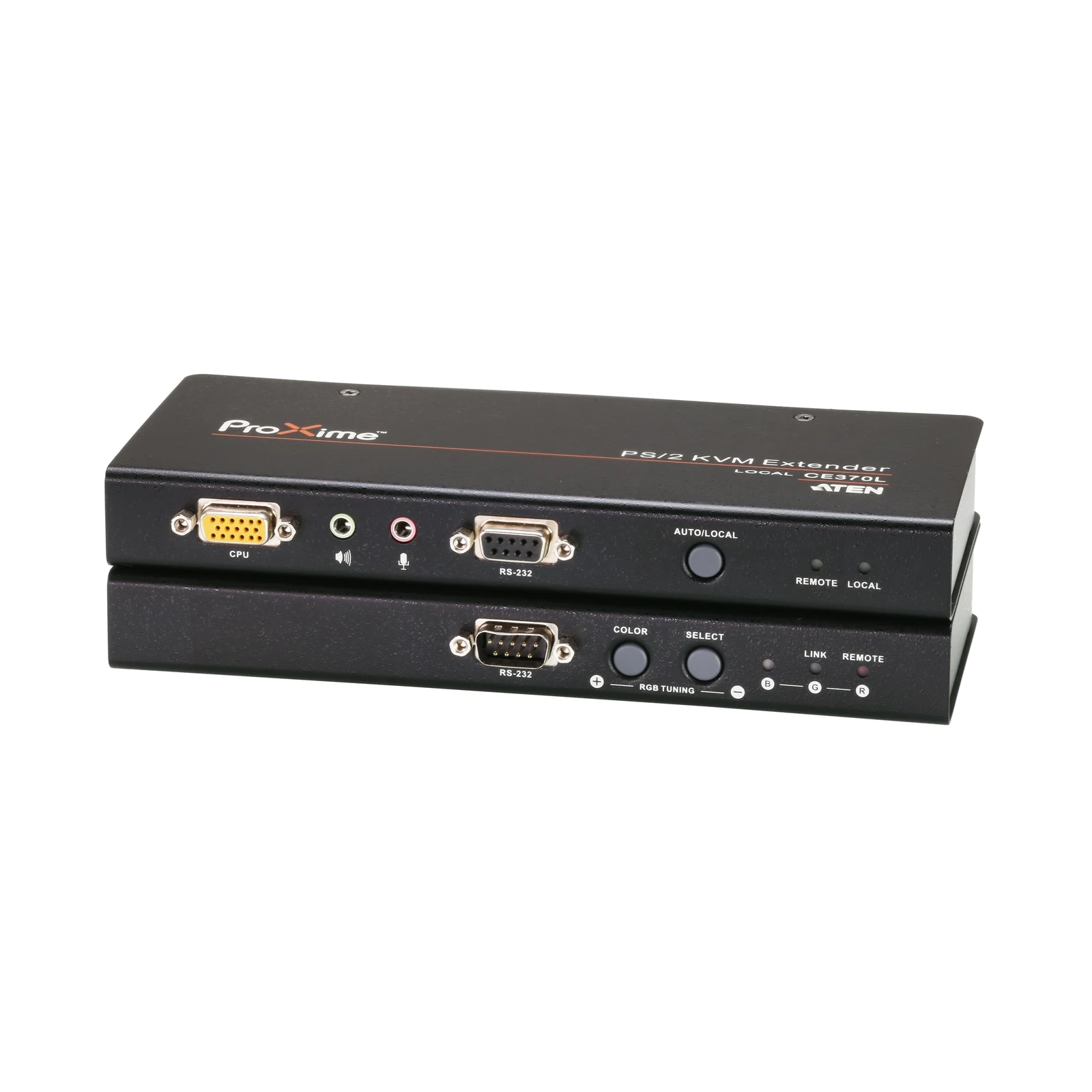 ATEN CE370 PS/2 VGA/Audio Cat 5 KVM Extender with Deskew (1280 x 1024@300m)