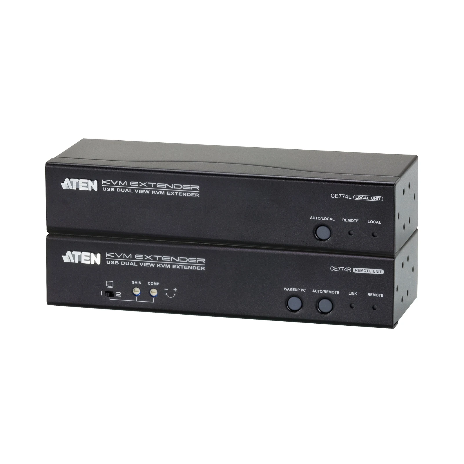 ATEN CE774 USB VGA Dual View Cat 5 KVM Extender (1600 x 1200@150m)