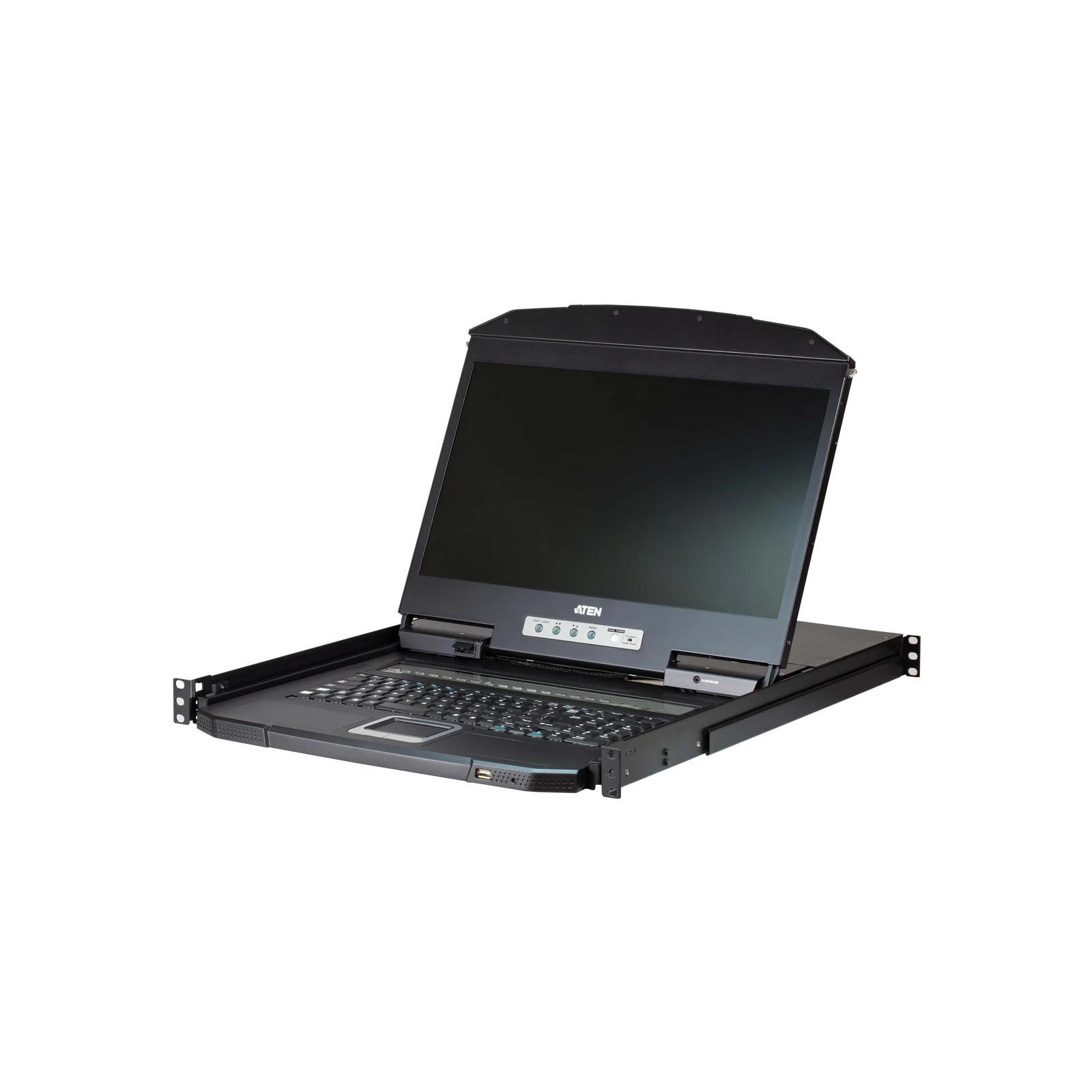 ATEN CL3108 8-Port PS/2-USB VGA Single Rail WideScreen LCD KVM Switch