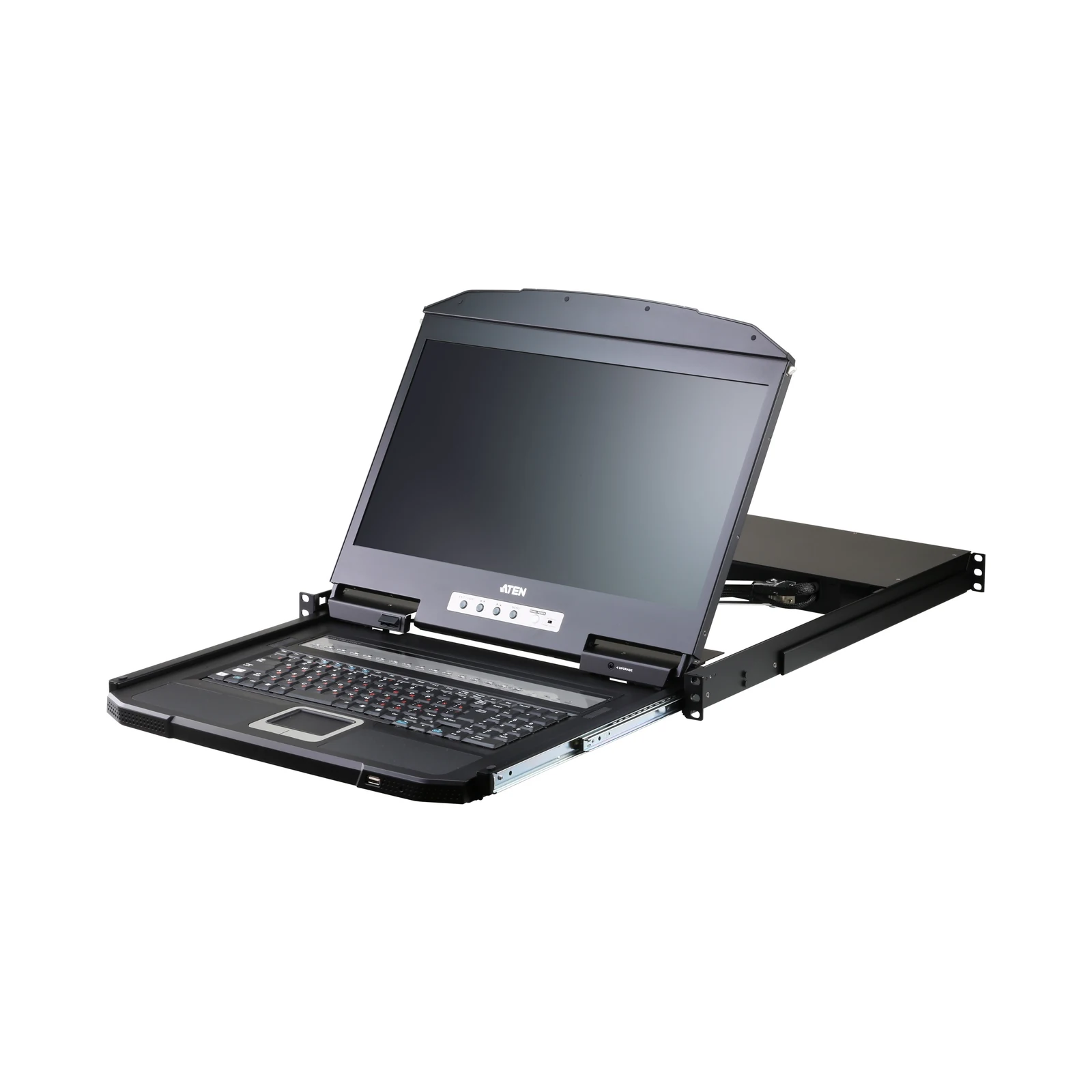 ATEN CL3116 16-Port PS/2-USB VGA Single Rail WideScreen LCD KVM Switch