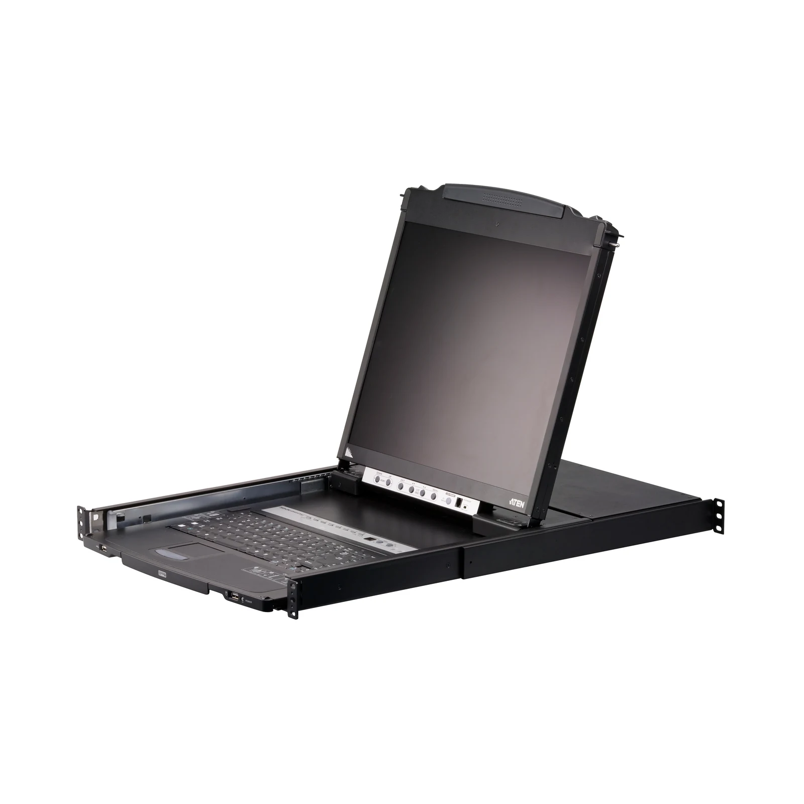 ATEN CL5808 8-Port PS/2-USB VGA Dual Rail LCD KVM Switch – TAA