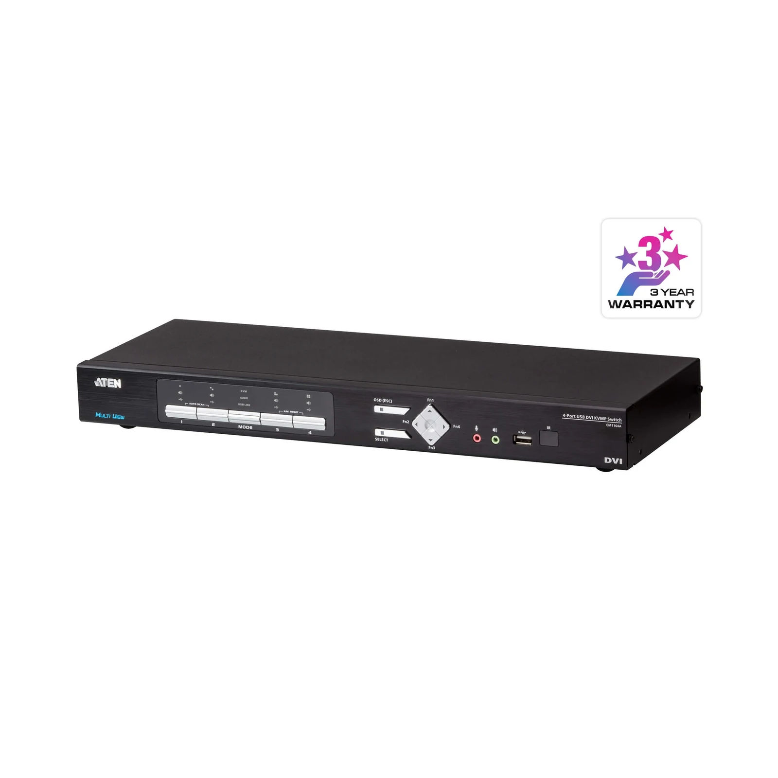 ATEN CM1164A 4-Port USB DVI Multi-View KVMP™ Switch