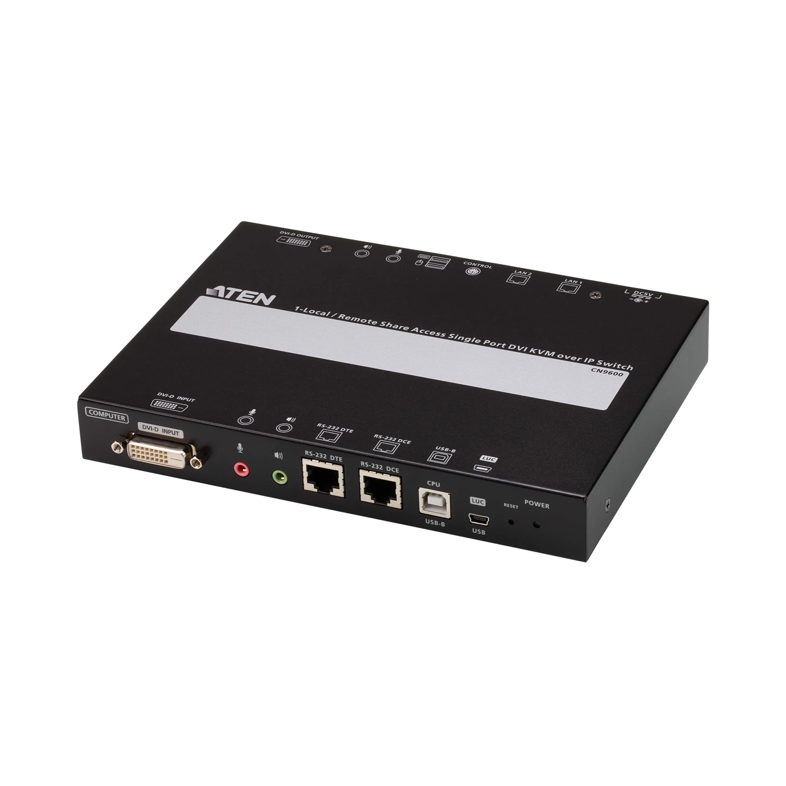 ATEN CN9600 1-Local/Remote Share Access Single Port DVI KVM over IP Switch – TAA