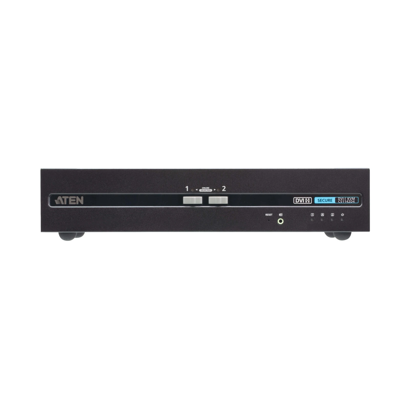 ATEN CS1142D4 2-Port USB DVI Dual Display Secure KVM Switch (PSD PP v4.0 Compliant) – TAA