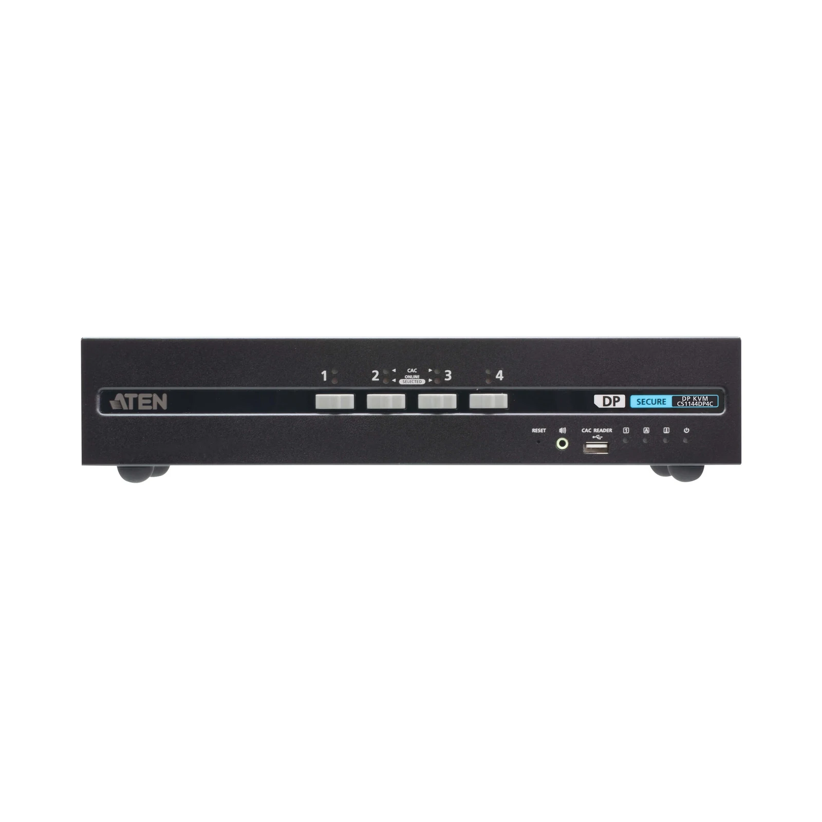 ATEN CS1144DP4C 4-Port USB DisplayPort Dual Display Secure KVM Switch with CAC (PSD PP v4.0 Compliant) – TAA