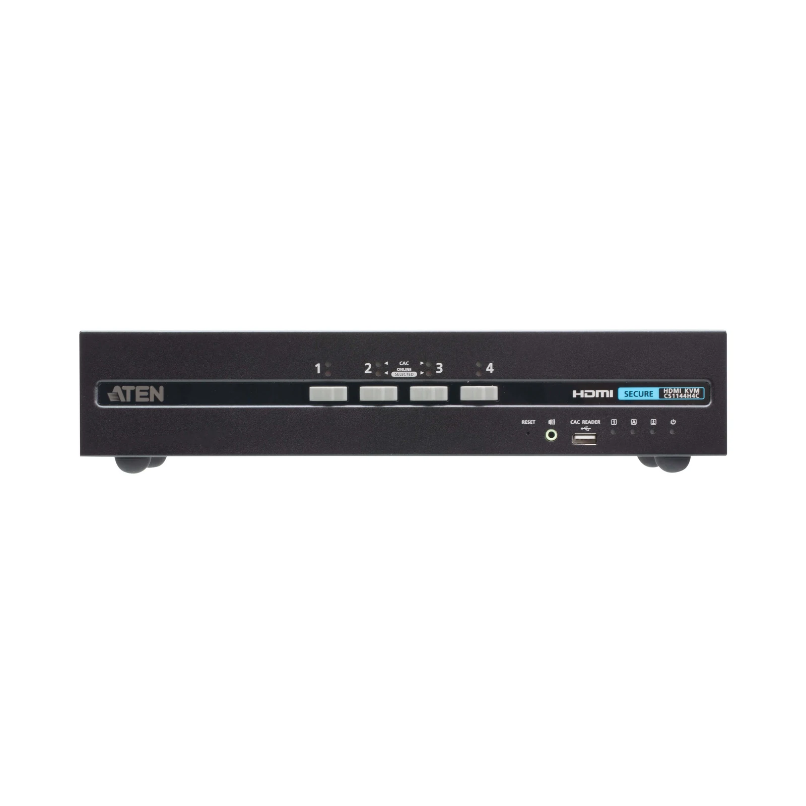 ATEN CS1144H4C 4-Port USB HDMI Dual Display Secure KVM Switch with CAC (PSD PP v4.0 Compliant) – TAA