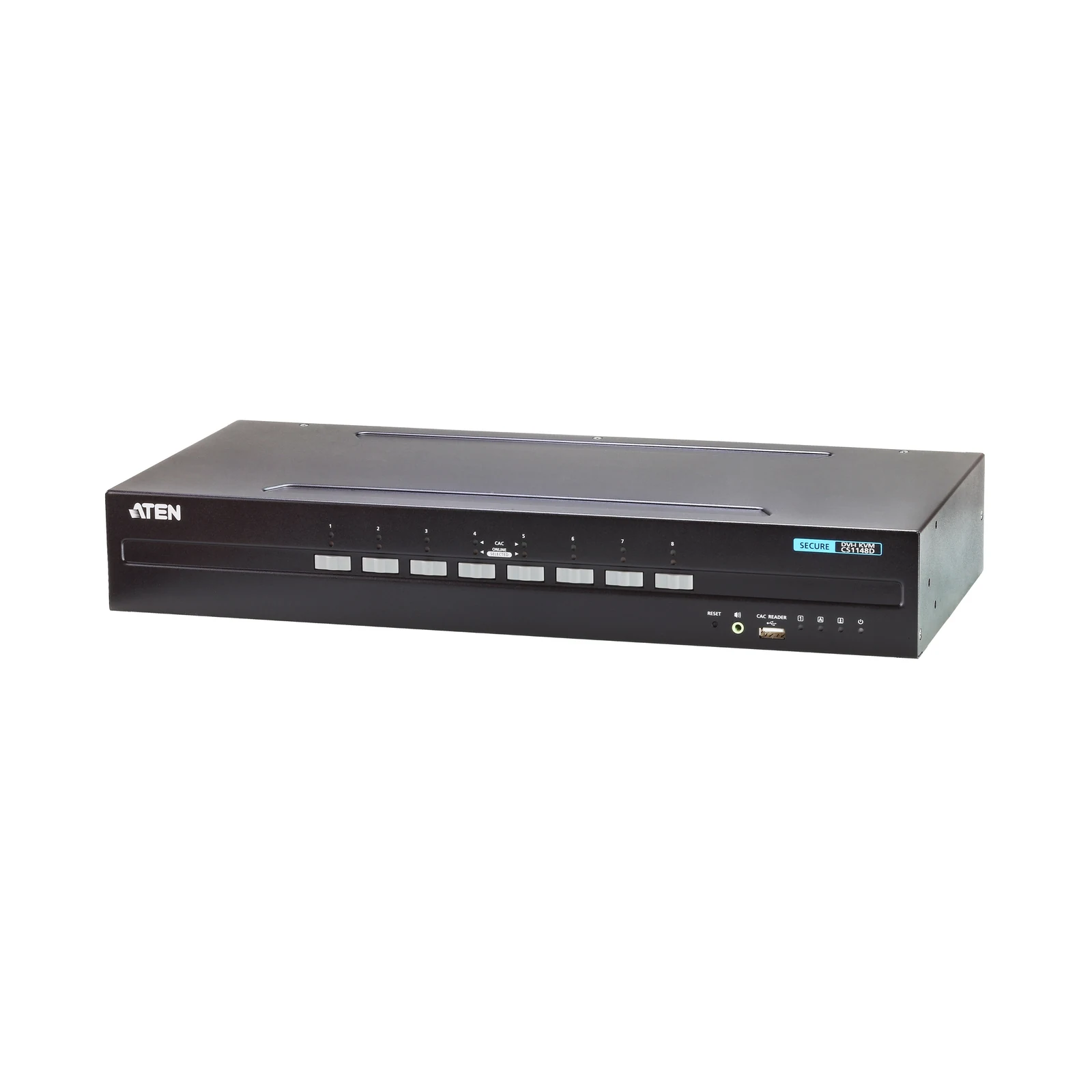 ATEN CS1148D 8-Port USB DVI Dual Display Secure KVM Switch (PSS PP v3.0 Compliant) – TAA