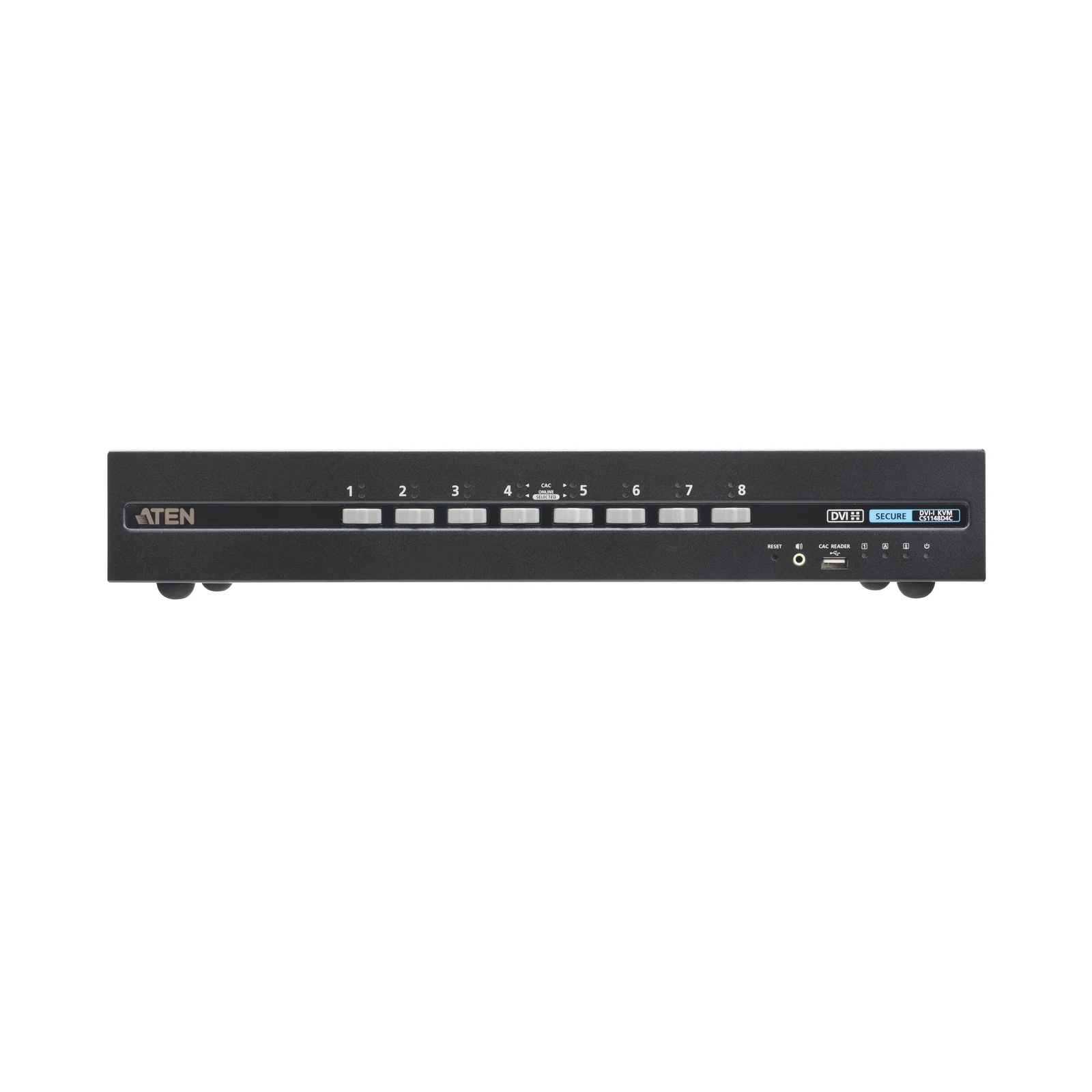ATEN CS1148D4C 8-Port USB DVI Dual Display Secure KVM Switch with CAC (PSD PP v4.0 Compliant) – TAA