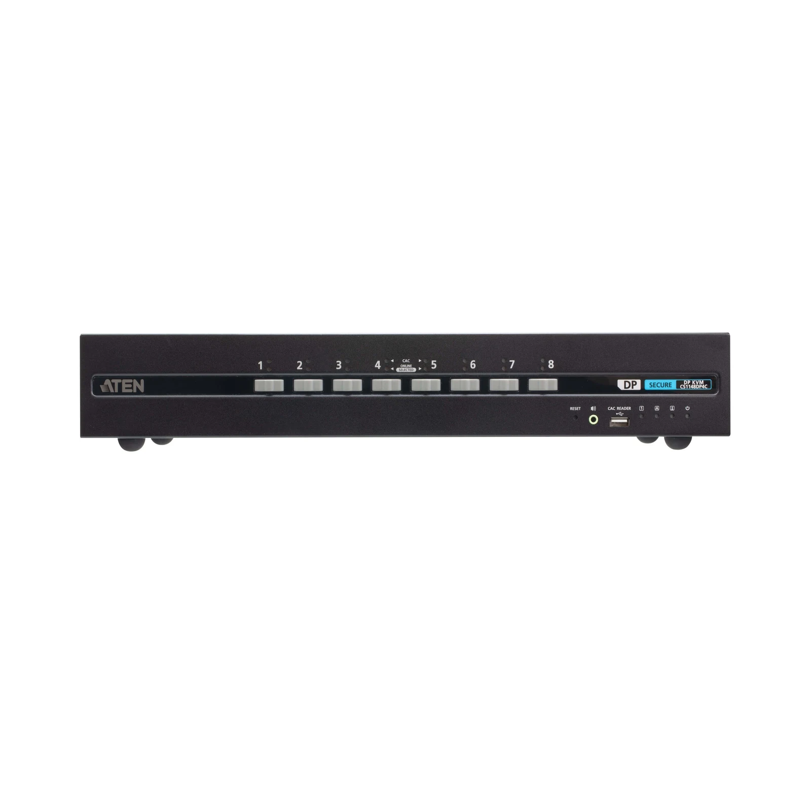 ATEN CS1148DP4C 8-Port USB DisplayPort Dual Display Secure KVM Switch with CAC (PSD PP v4.0 Compliant) – TAA