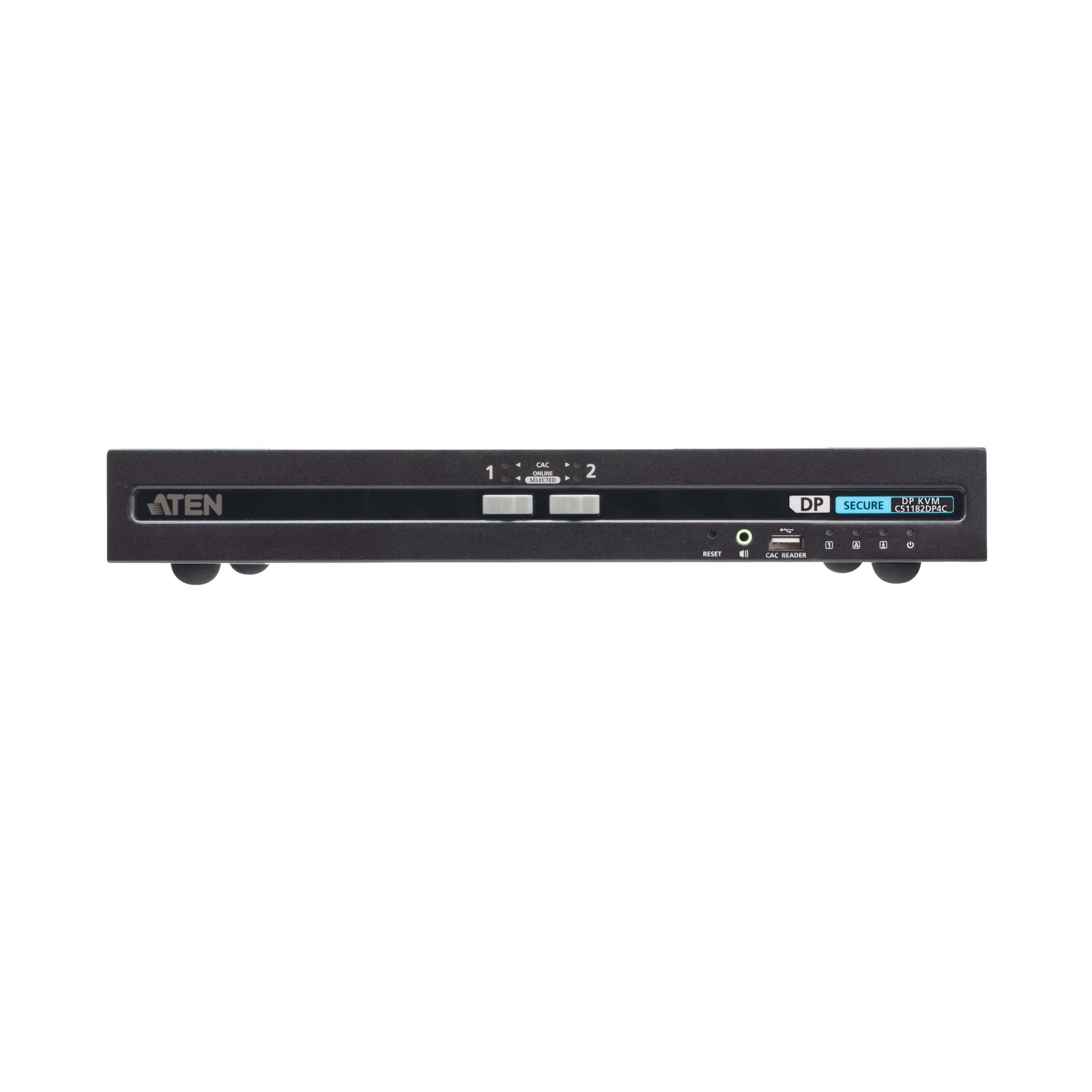 ATEN CS1182DP4C 2-Port USB DisplayPort Secure KVM Switch with CAC (PSD PP v4.0 Compliant) – TAA