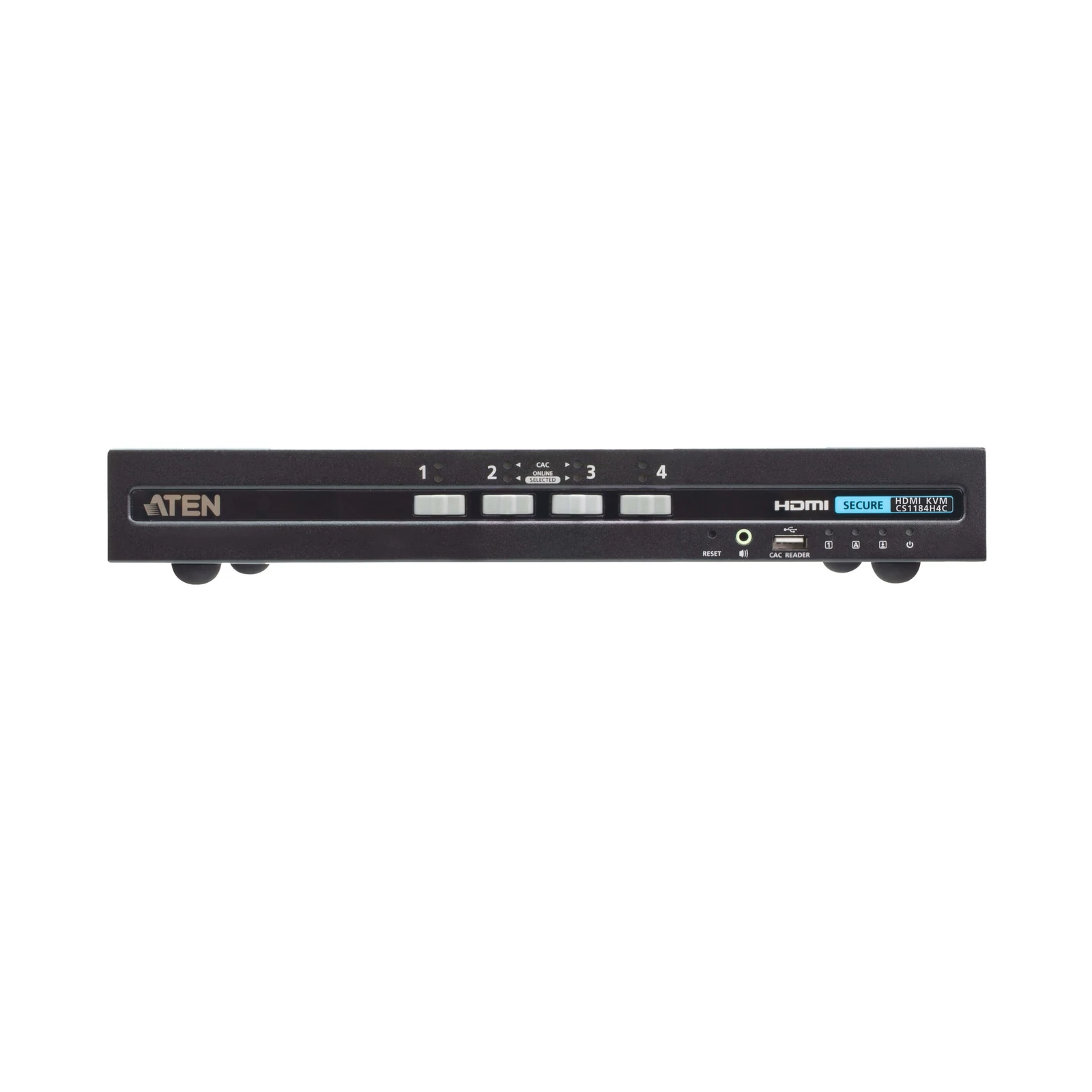 ATEN CS1184H4C 4-Port USB HDMI Secure KVM Switch with CAC (PSD PP v4.0 Compliant) – TAA