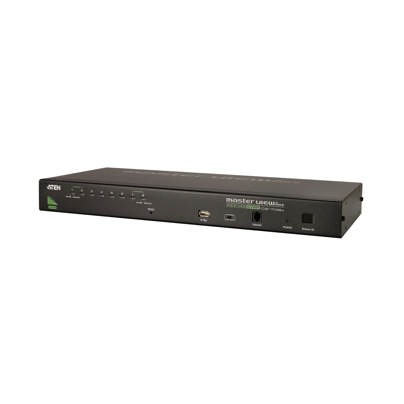 ATEN CS1708A 8-Port PS/2-USB VGA KVM Switch with Daisy-Chain Port and USB Peripheral Support