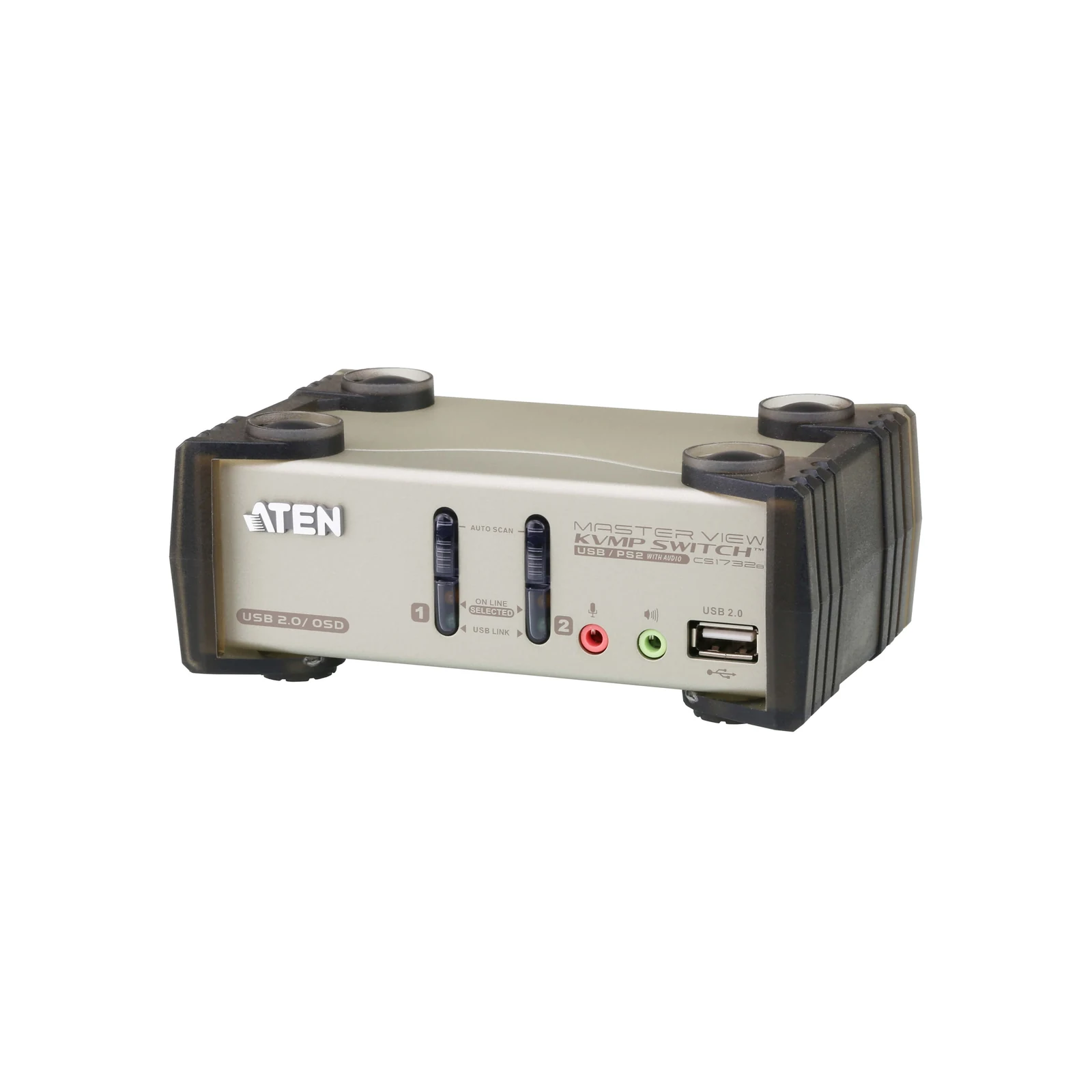 ATEN CS1732B 2-Port PS/2-USB VGA/Audio KVMP™ Switch with OSD