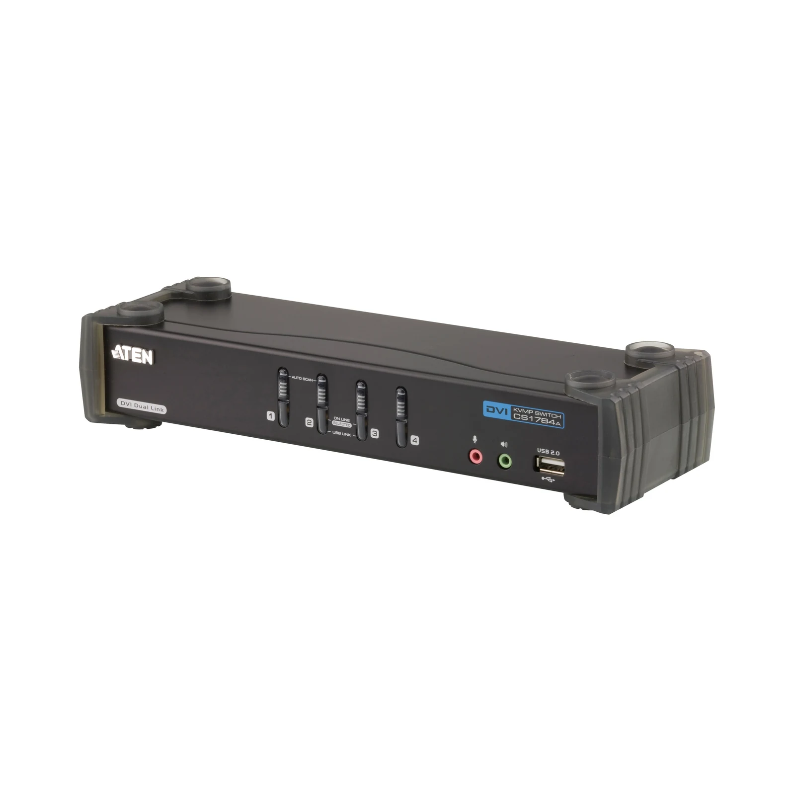 ATEN CS1784A 4-Port USB DVI Dual Link/Audio KVMP™ Switch