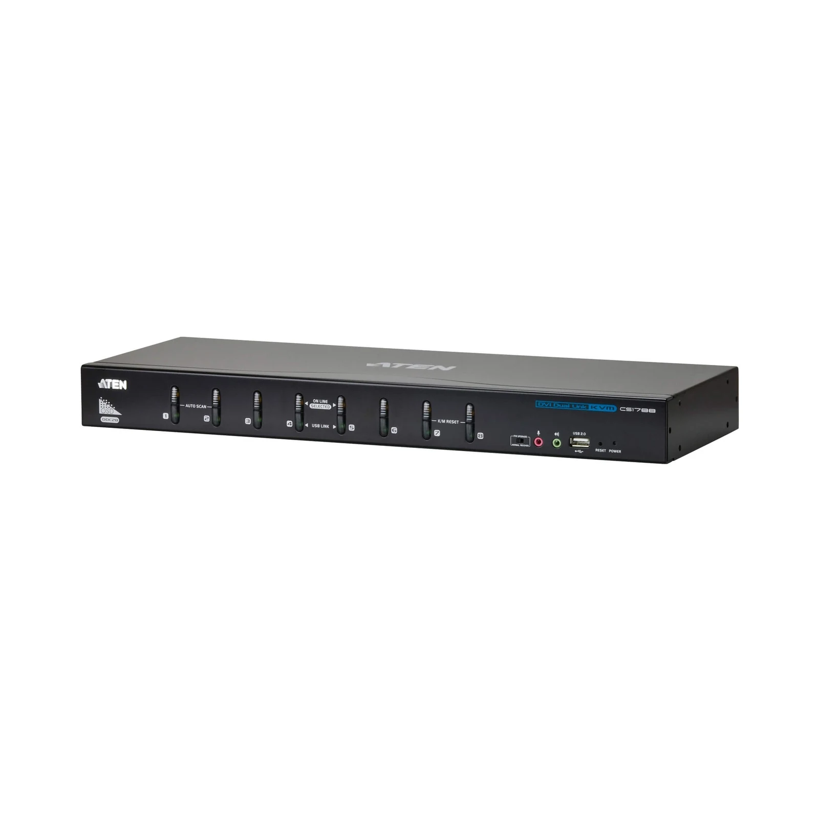 ATEN CS1788 8-Port USB DVI Dual Link/Audio KVM Switch