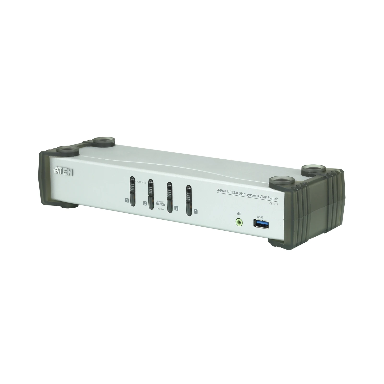 ATEN CS1914 4-Port USB 3.0 DisplayPort KVMP™ Switch (Cables included)