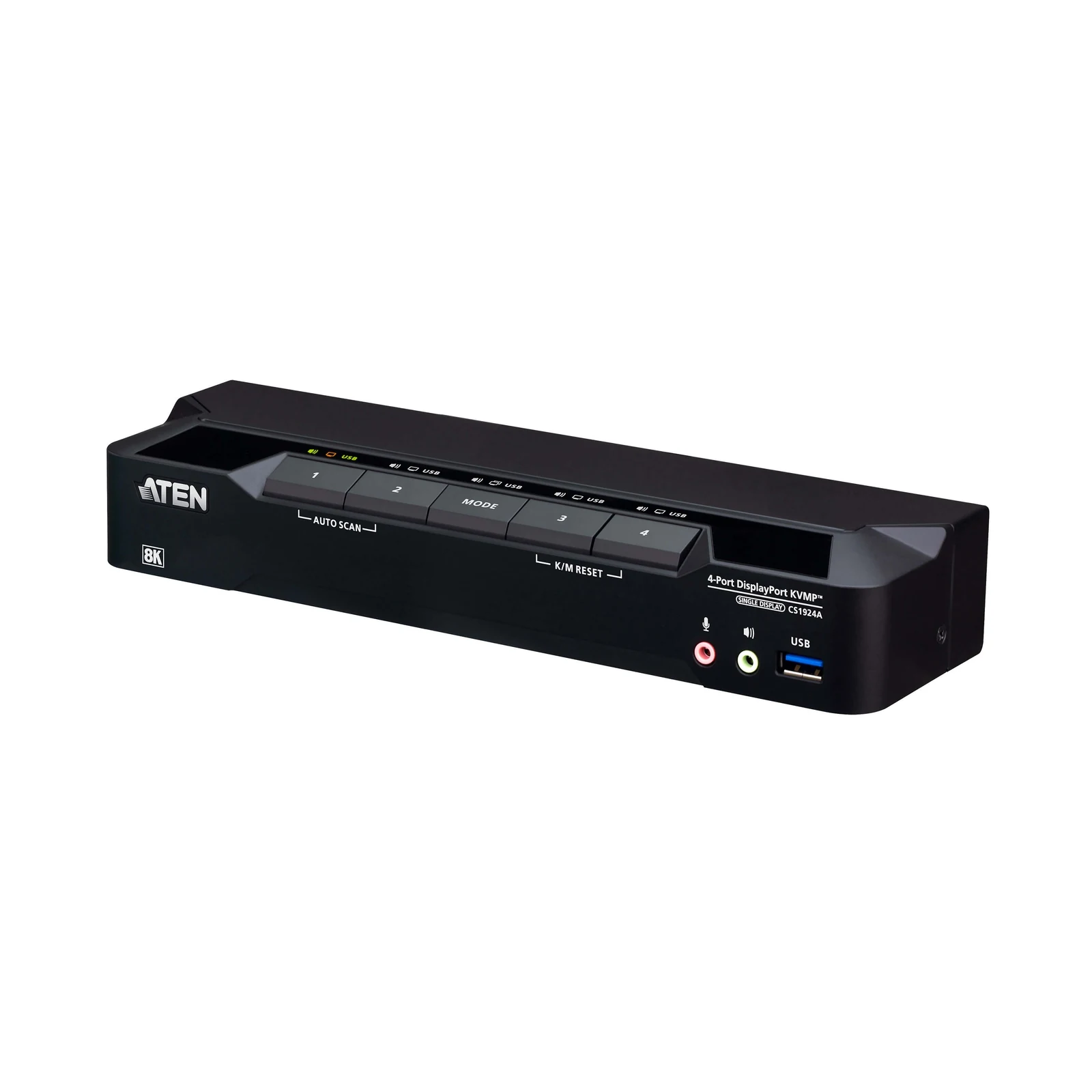 ATEN CS1924A 4-Port USB 3.0 8K DisplayPort KVMP™ Switch (Cables included)
