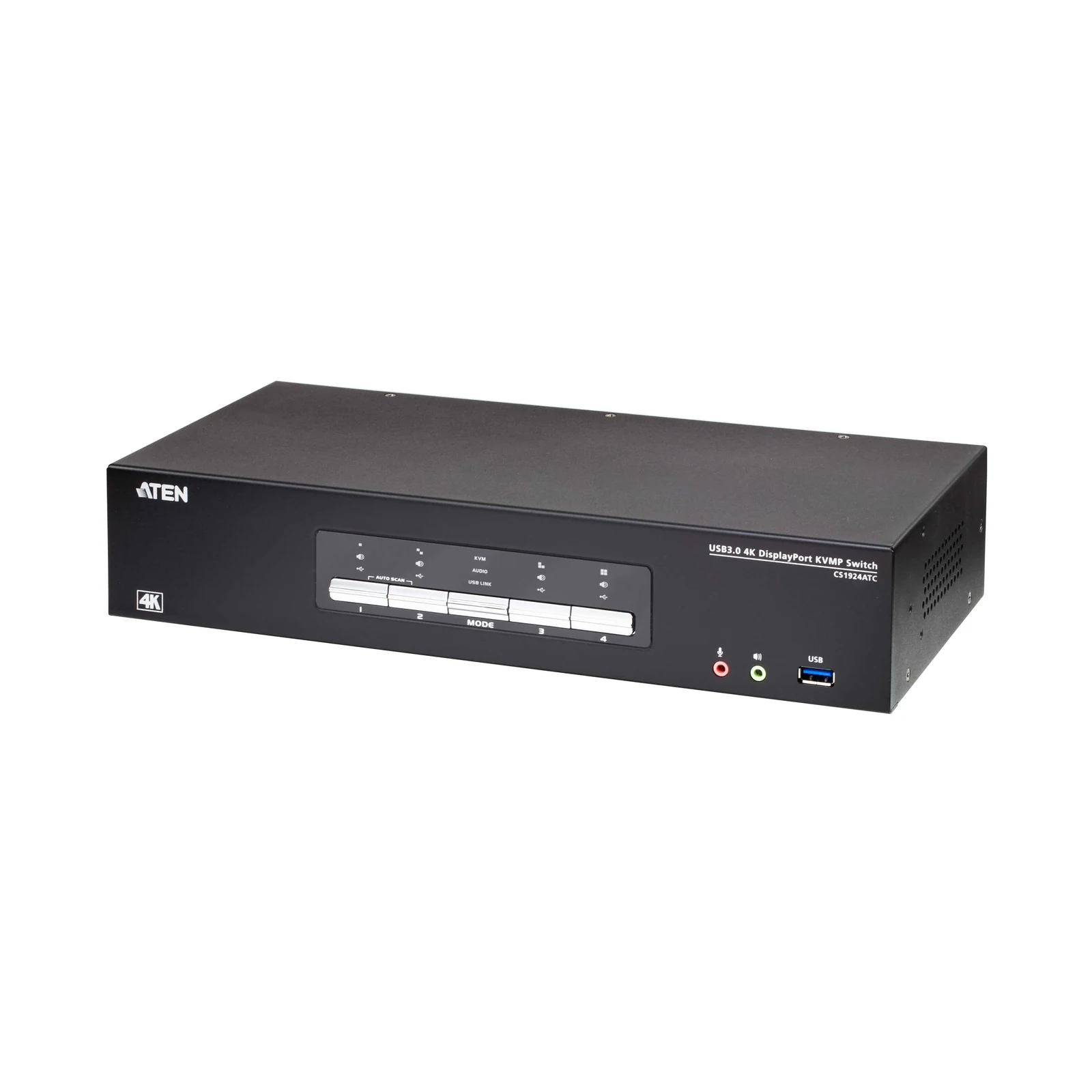 ATEN CS1924ATC 4-Port USB 3.0 4K DisplayPort KVMP™ Switch for ATC