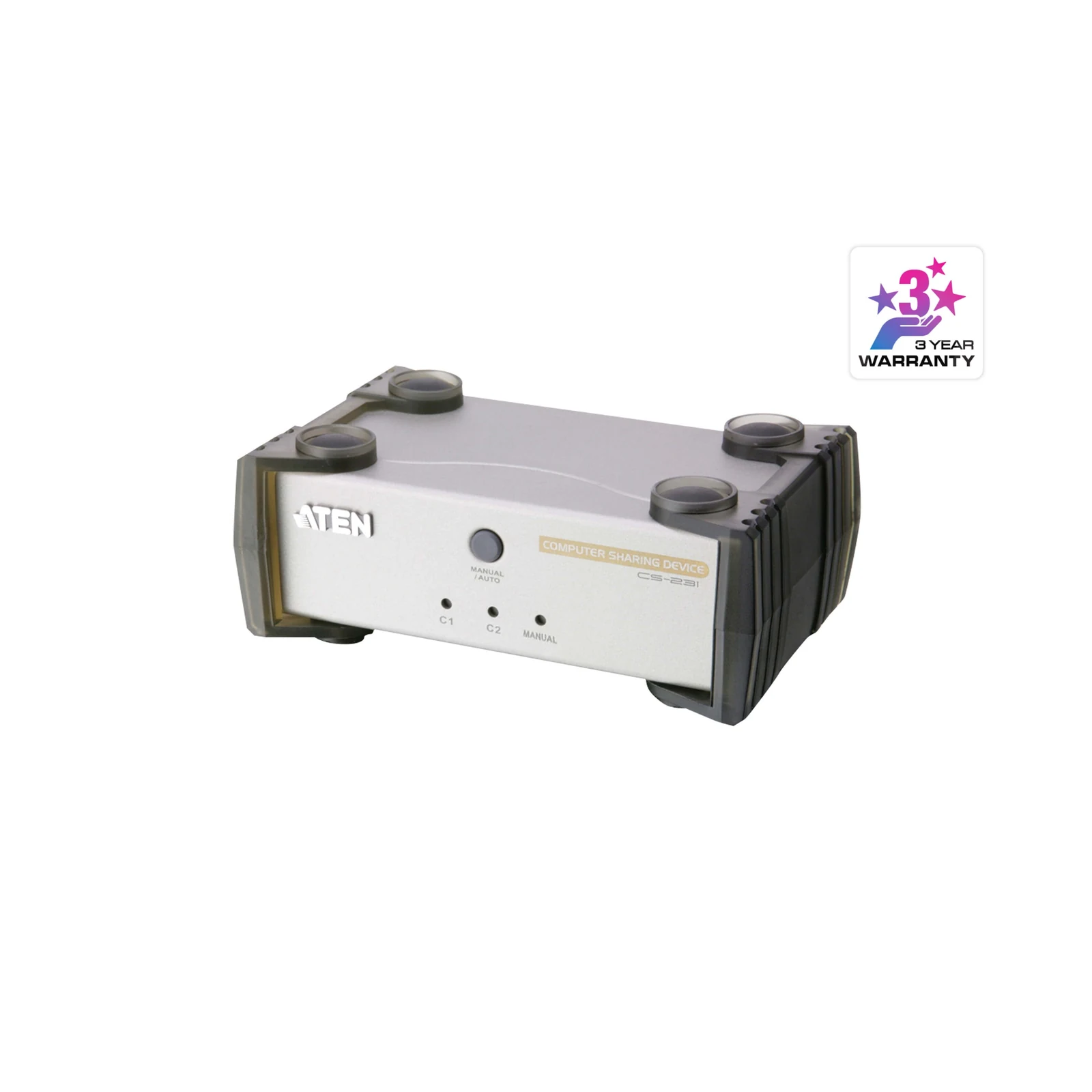 ATEN CS231TK USB VGA Computer Sharing Device and Access Control Box Kit
