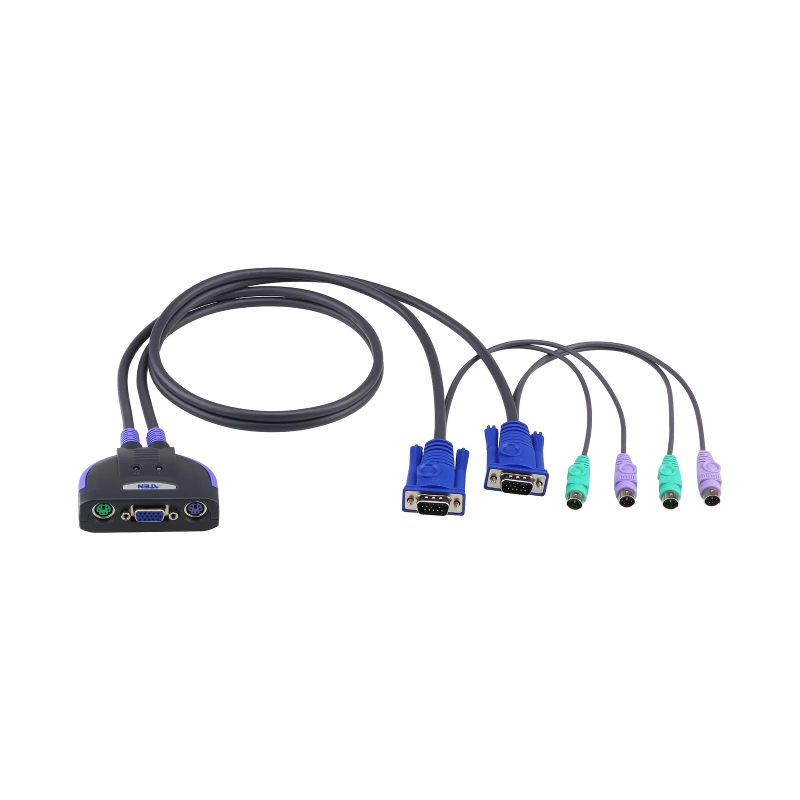 ATEN CS62S 2-Port PS/2 VGA Cable KVM Switch (0.9m)