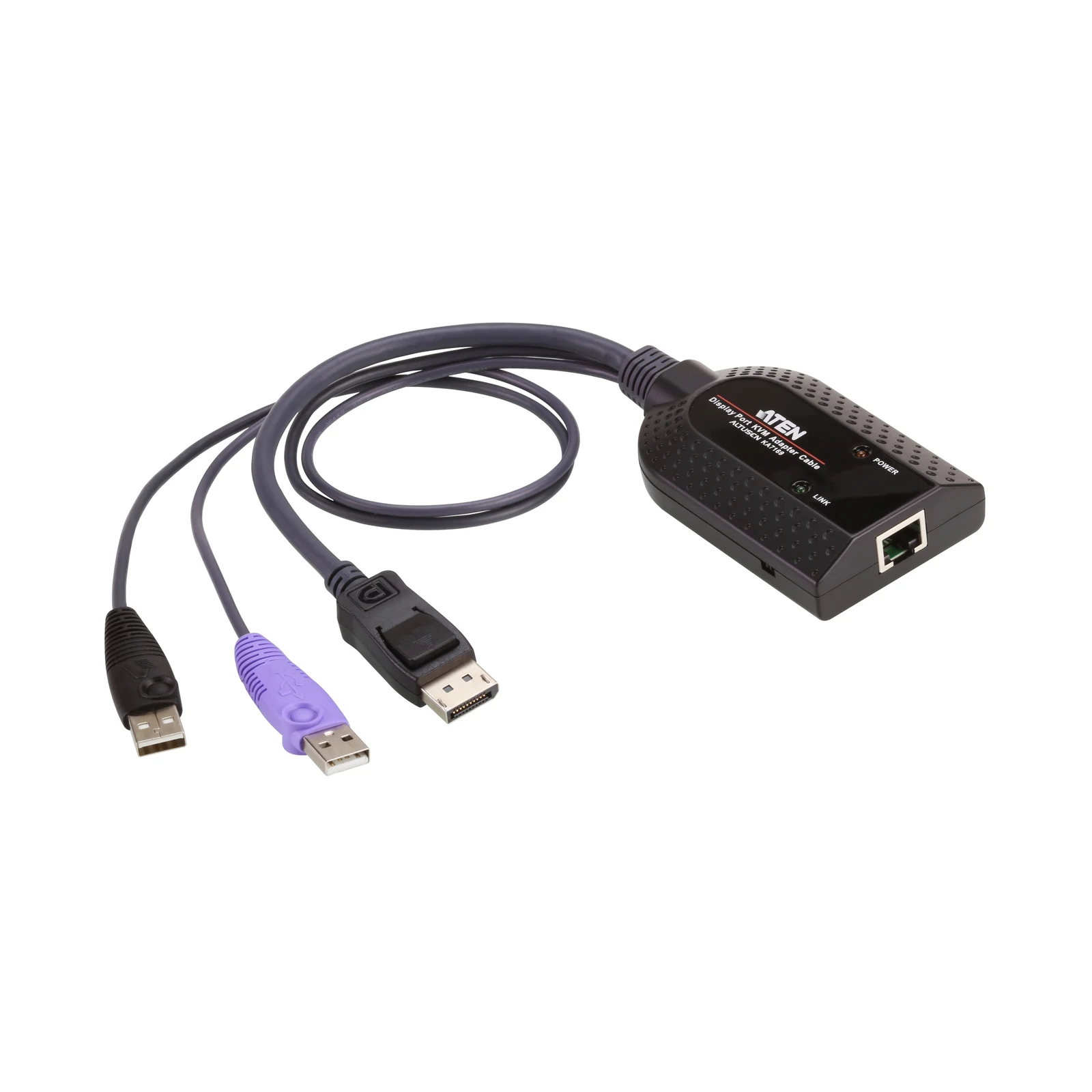 ATEN KA7169 USB DisplayPort Virtual Media KVM Adapter with Smart Card Support – TAA