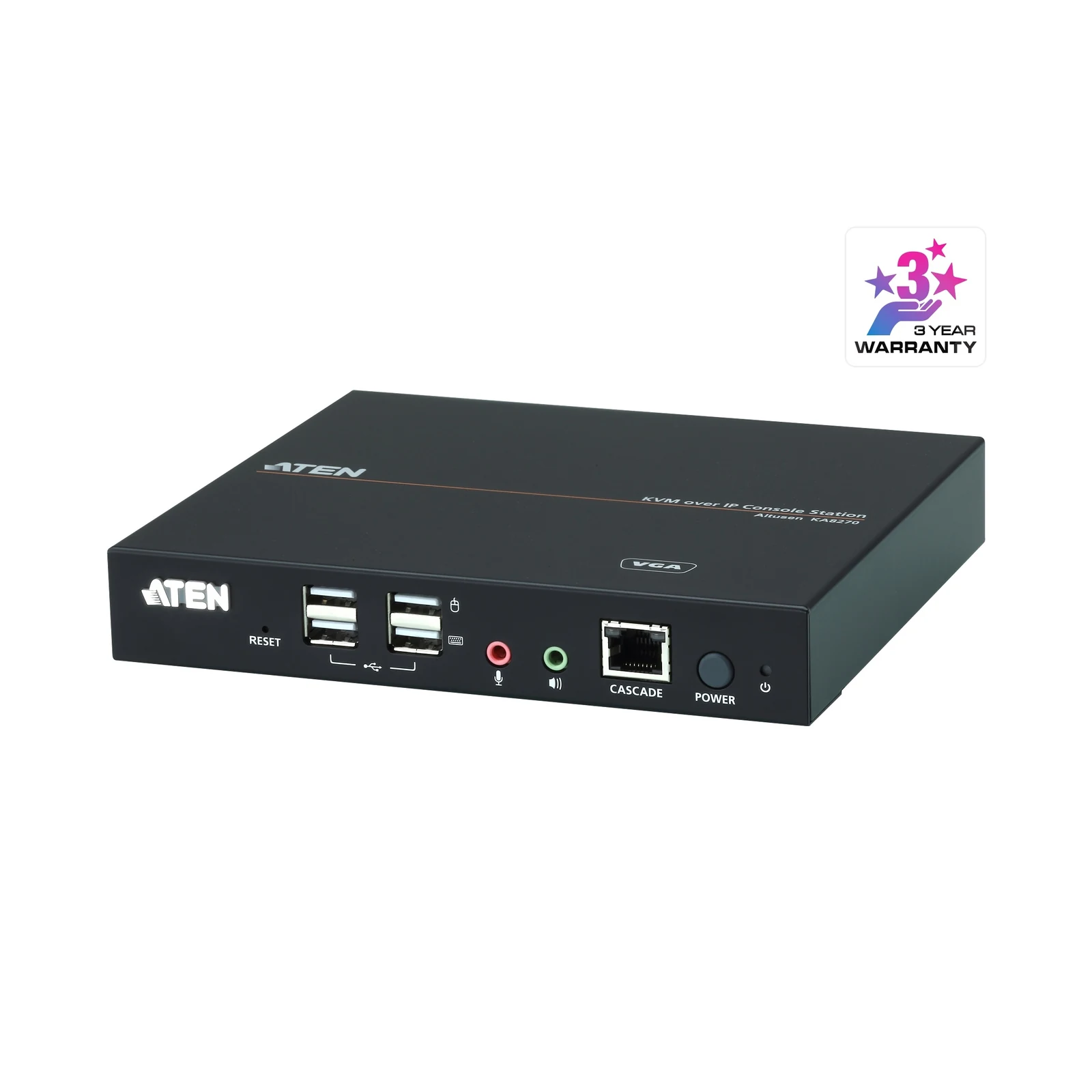 ATEN KA8270 VGA KVM over IP Console Station – TAA