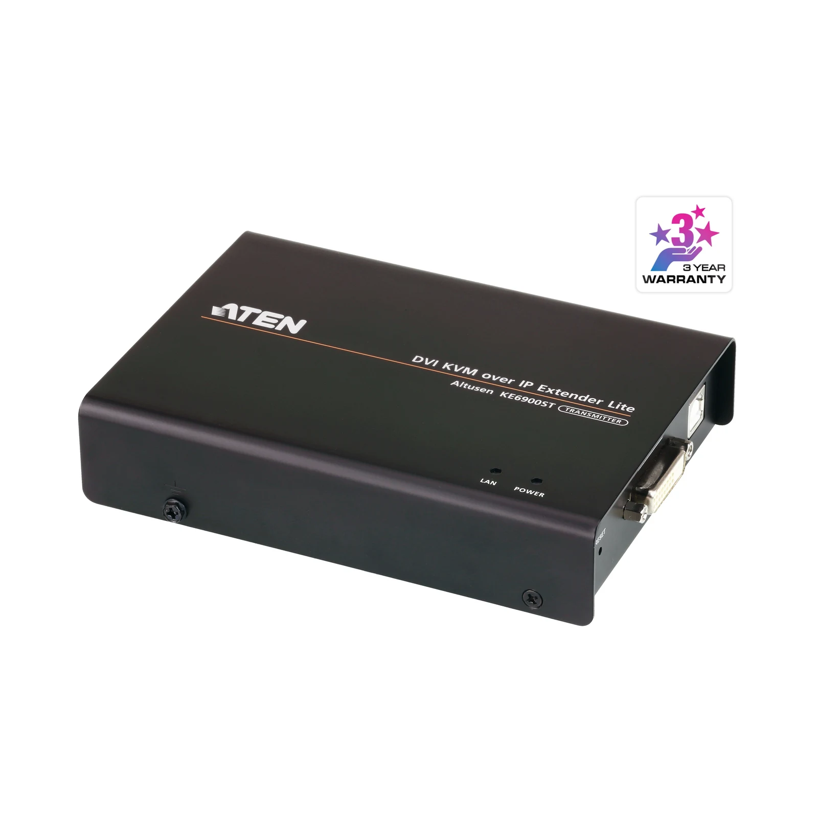 ATEN KE6900ST USB DVI-D Single Display Slim KVM Over IP Transmitter – TAA