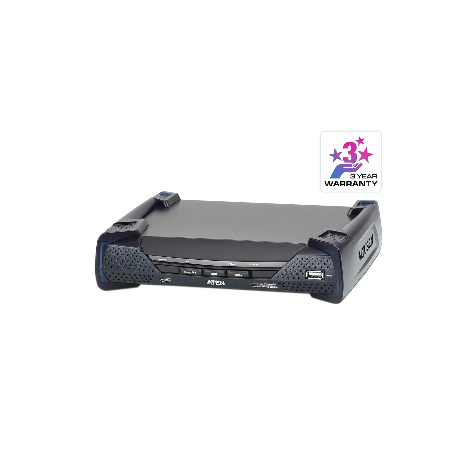 ATEN KE8950R 4K HDMI Single Display KVM over IP Receiver – TAA