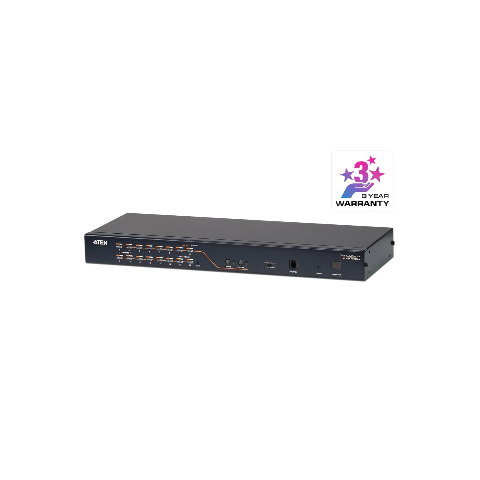 ATEN KH2516A 2-Console 16-Port Multi-Interface (DisplayPort, HDMI, DVI, VGA) Cat 5 KVM Switch