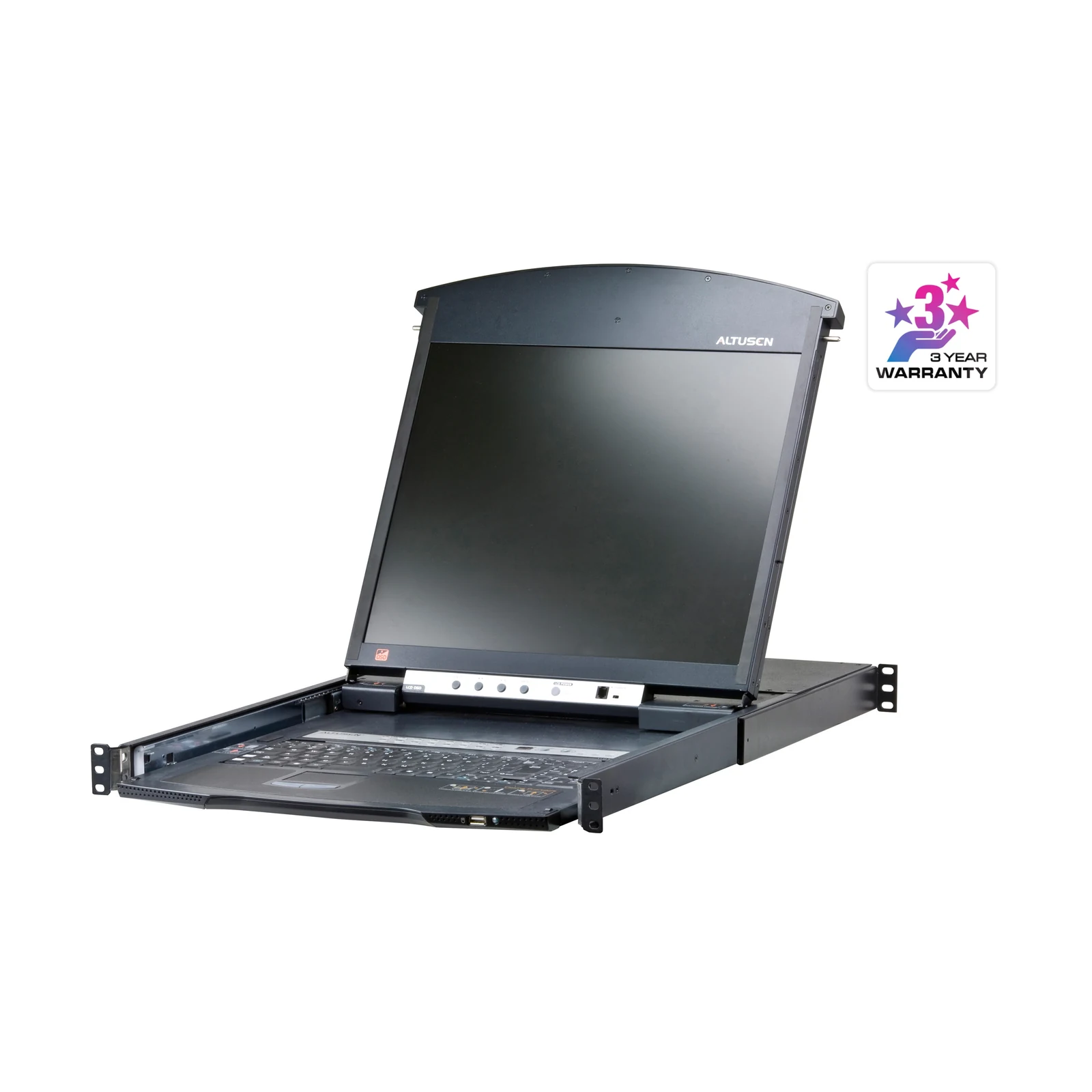 ATEN KL1516AI 1-Local/Remote Shared Access 16-Port Multi-Interface Cat 5 Dual Rail LCD KVM over IP switch – TAA