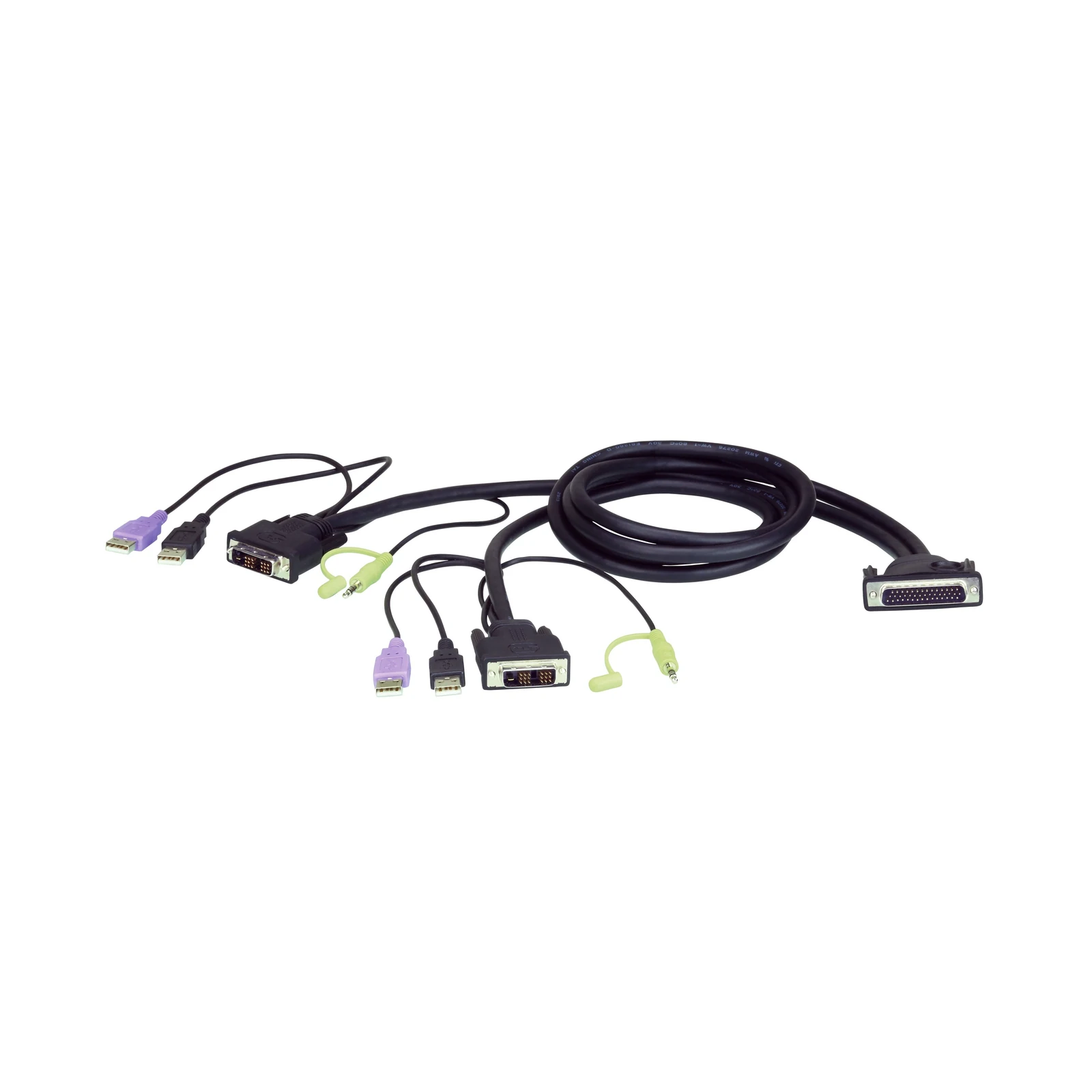 ATEN LIN7-32W3-G11G 1.2M DVI Single-Link KVM Cable