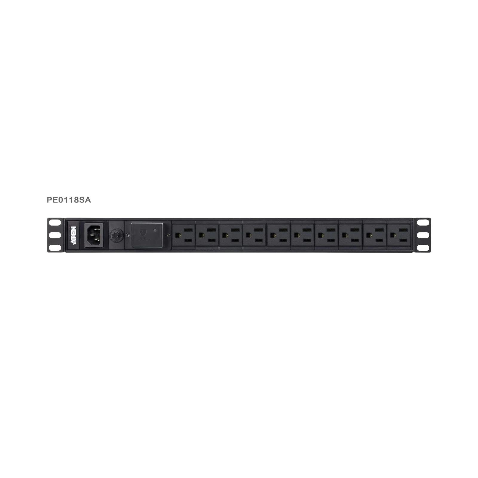 ATEN PE0118S 1U Basic PDU with Surge Protection