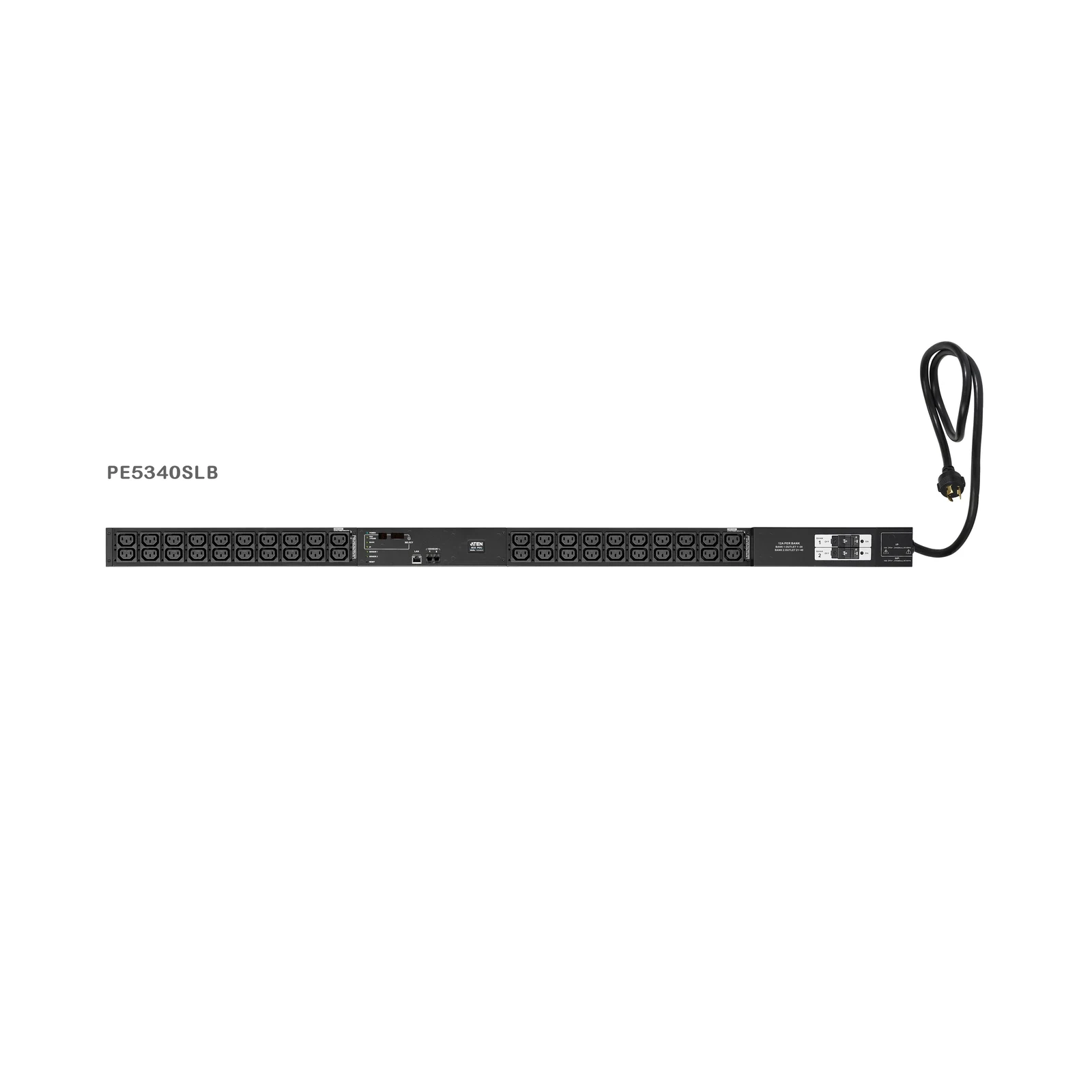 ATEN PE5340SL 30A/32A 40-Outlet Metered Low Profile eco PDU