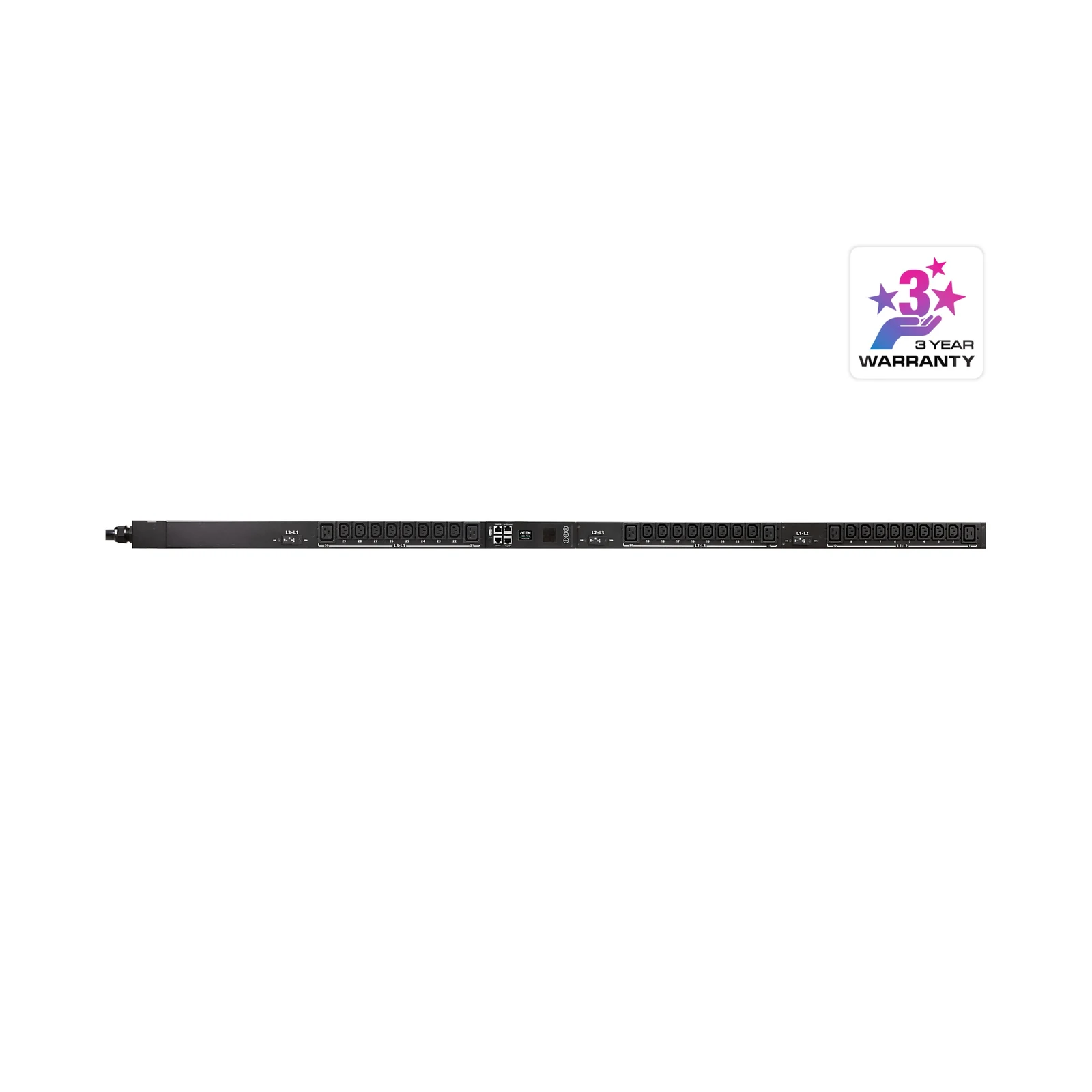 ATEN PG95330 30A/32A 30-Outlet 3-Phase Metered eco PDU